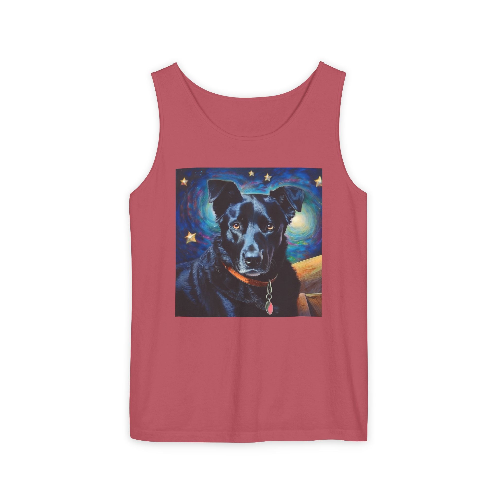 Black Shepherd Lab Stary Night Unisex Tank Top