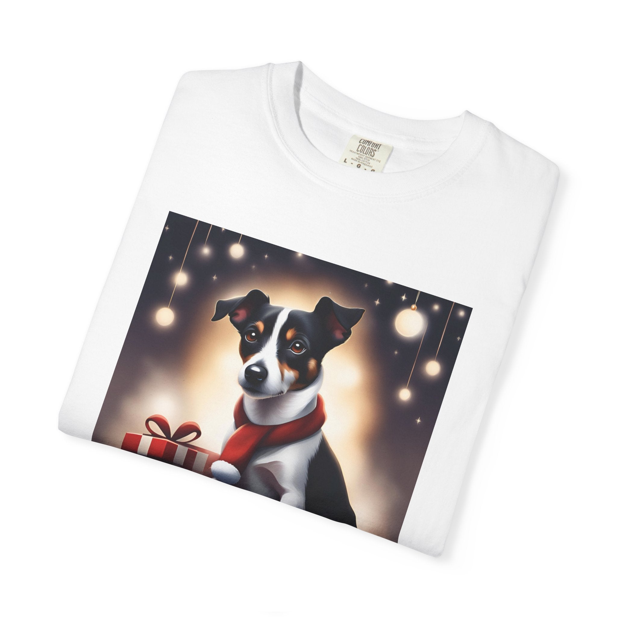 Jack Russel Holiday Unisex Garment-Dyed T-shirt