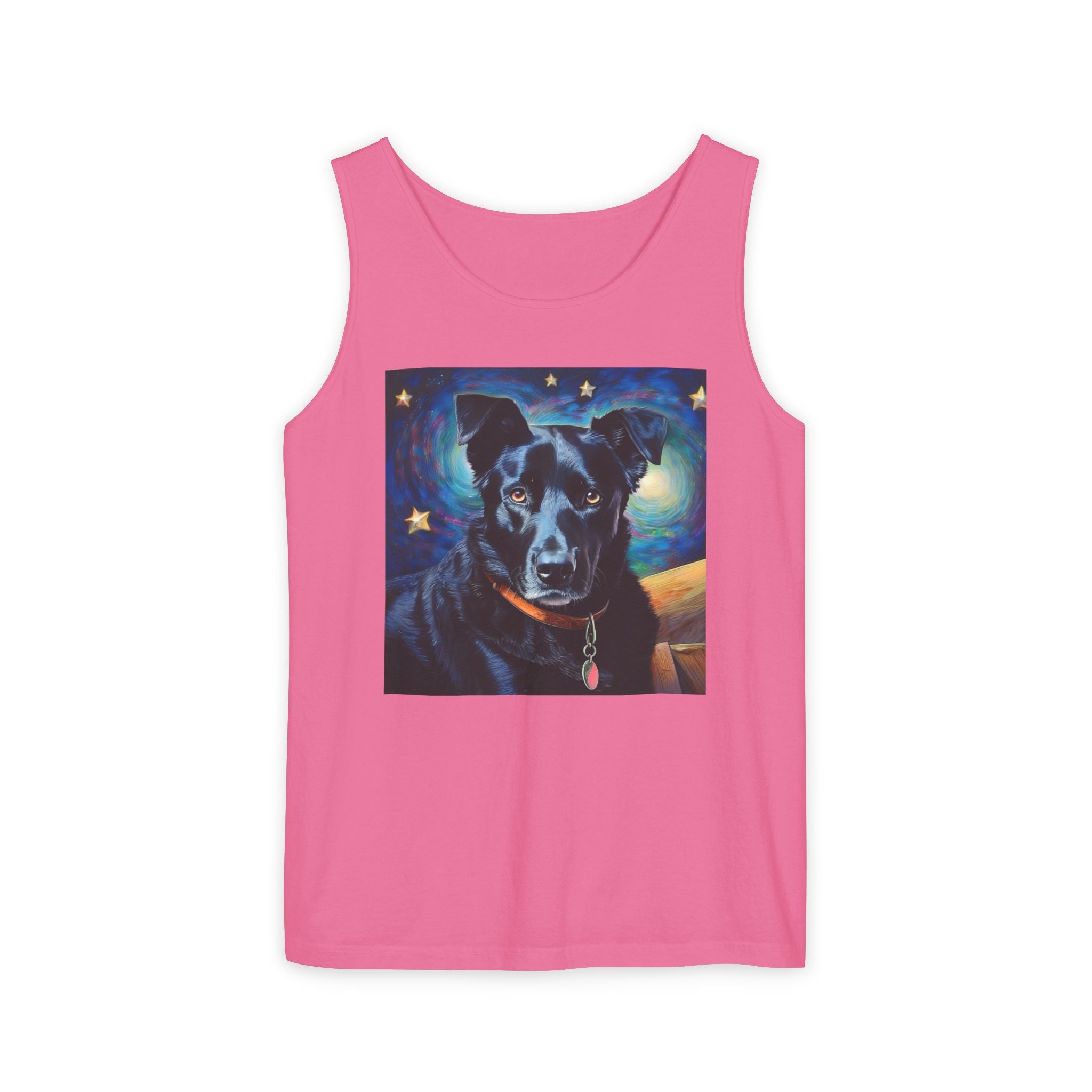 Black Shepherd Lab Stary Night Unisex Tank Top