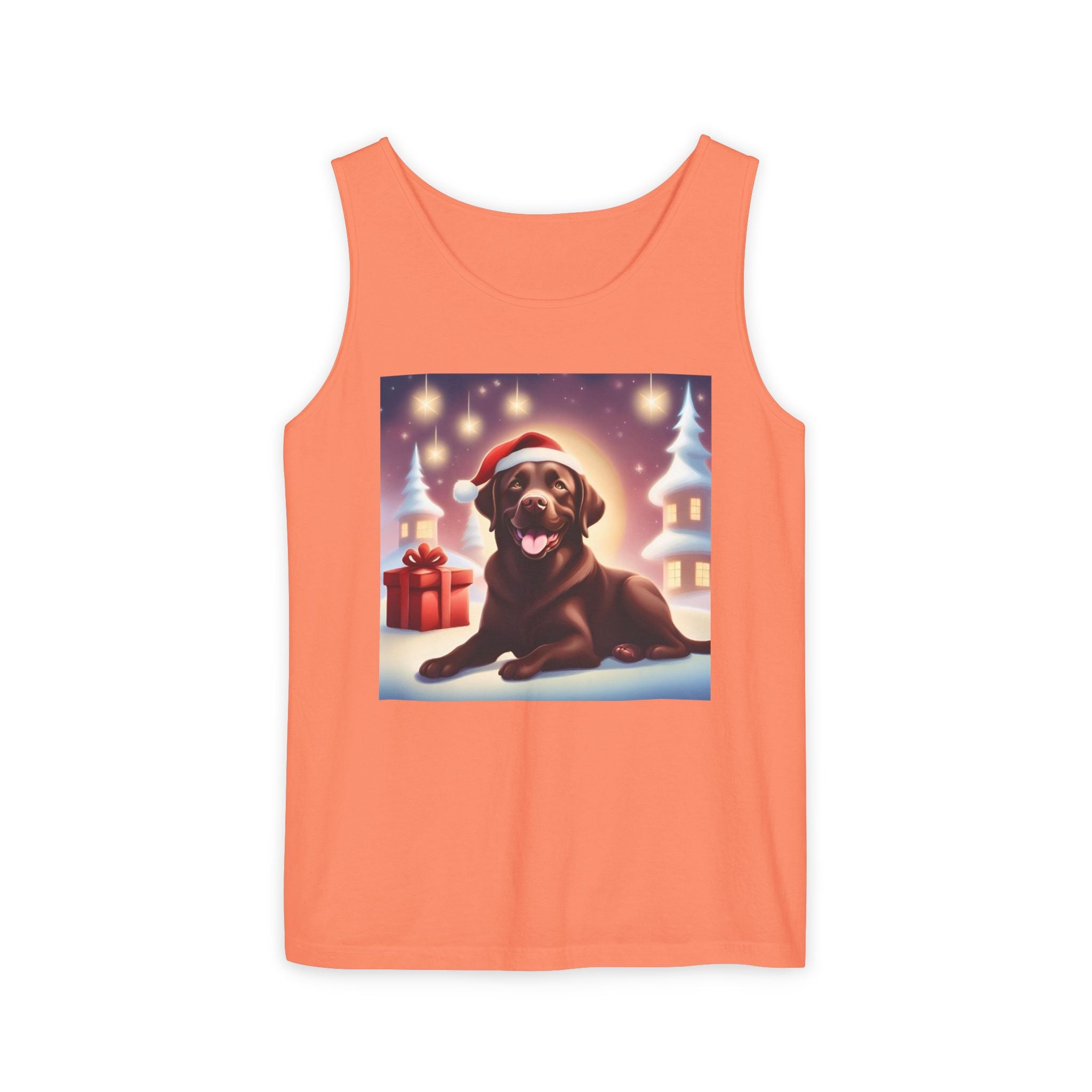 Chocolate Lab Holiday Unisex Tank Top