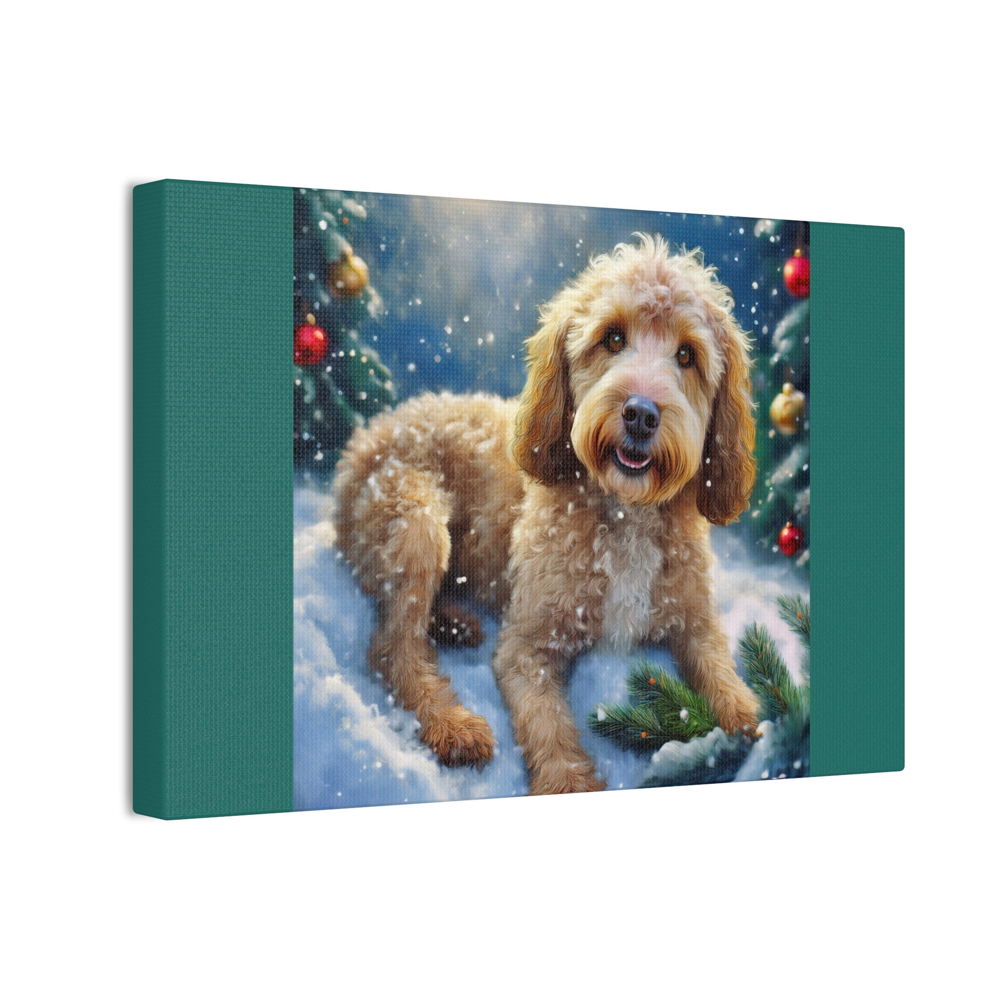 Doodle Holiday Canvas Painting