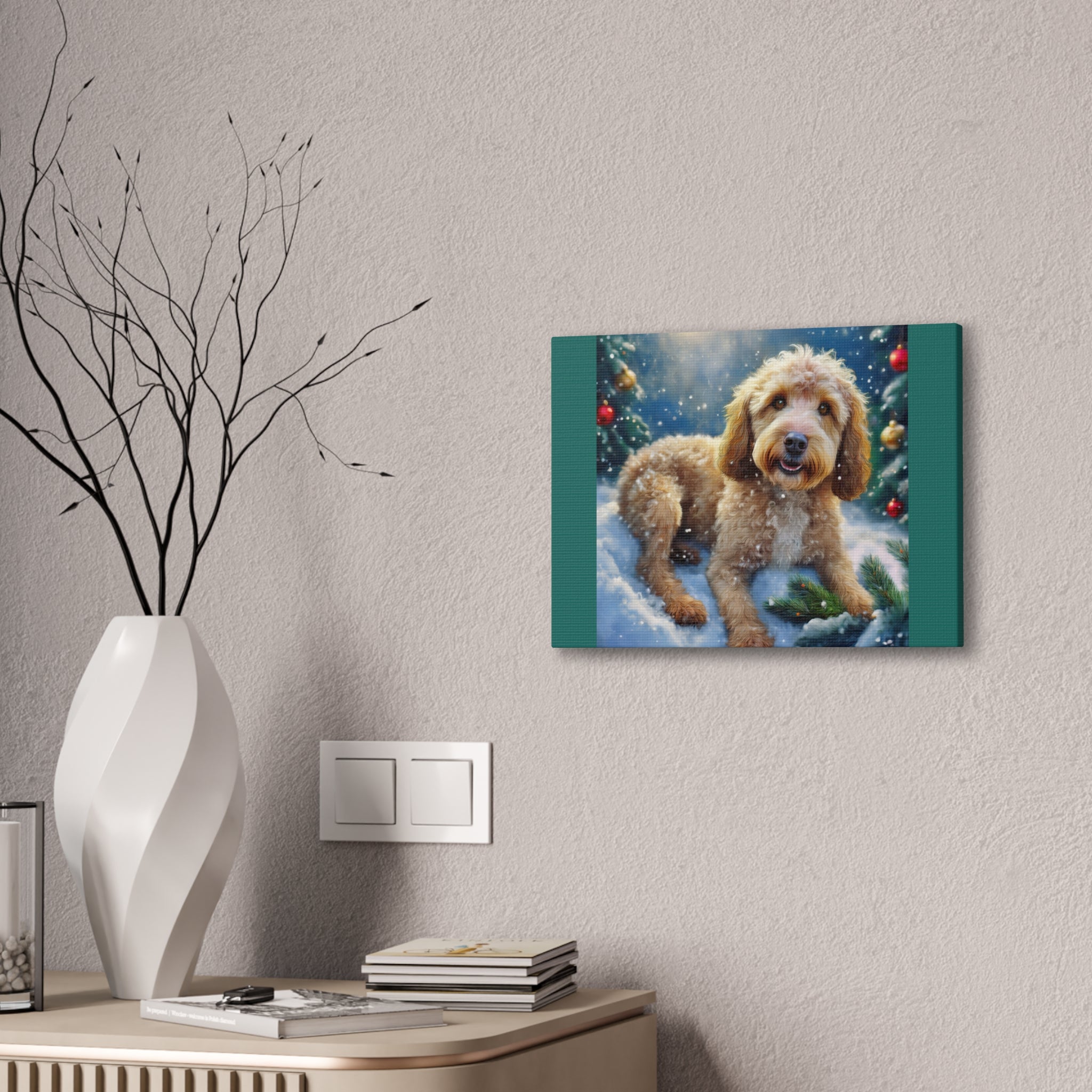 Doodle Holiday Canvas Painting