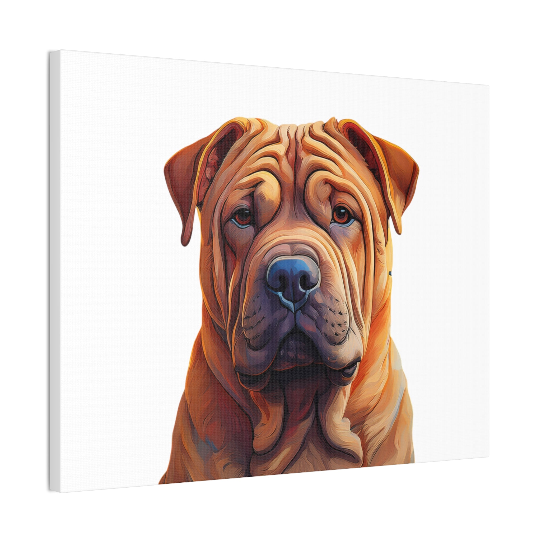 Shar Pei Stretched, 0.75"