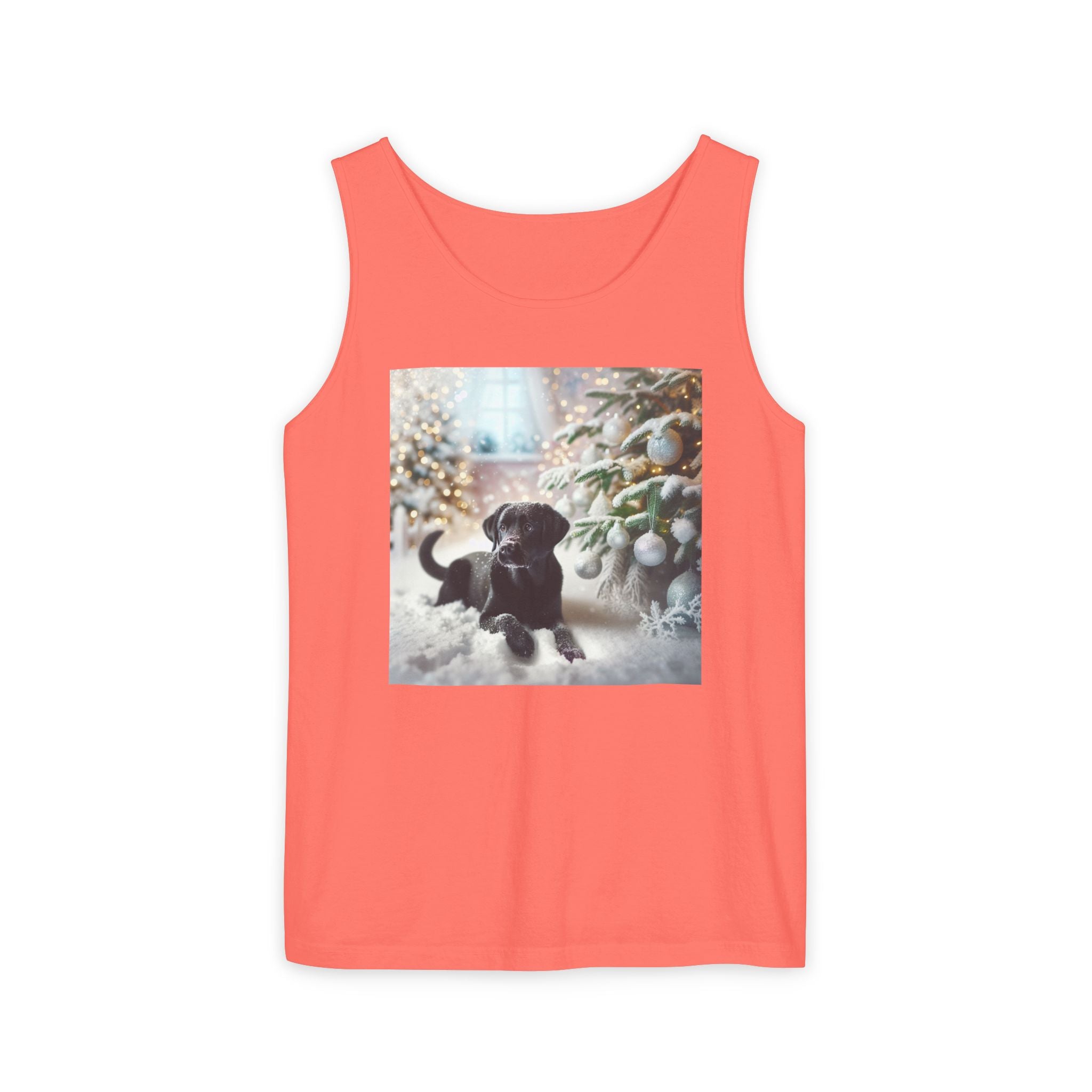 Black Lab Puppy Holiday Unisex Tank Top