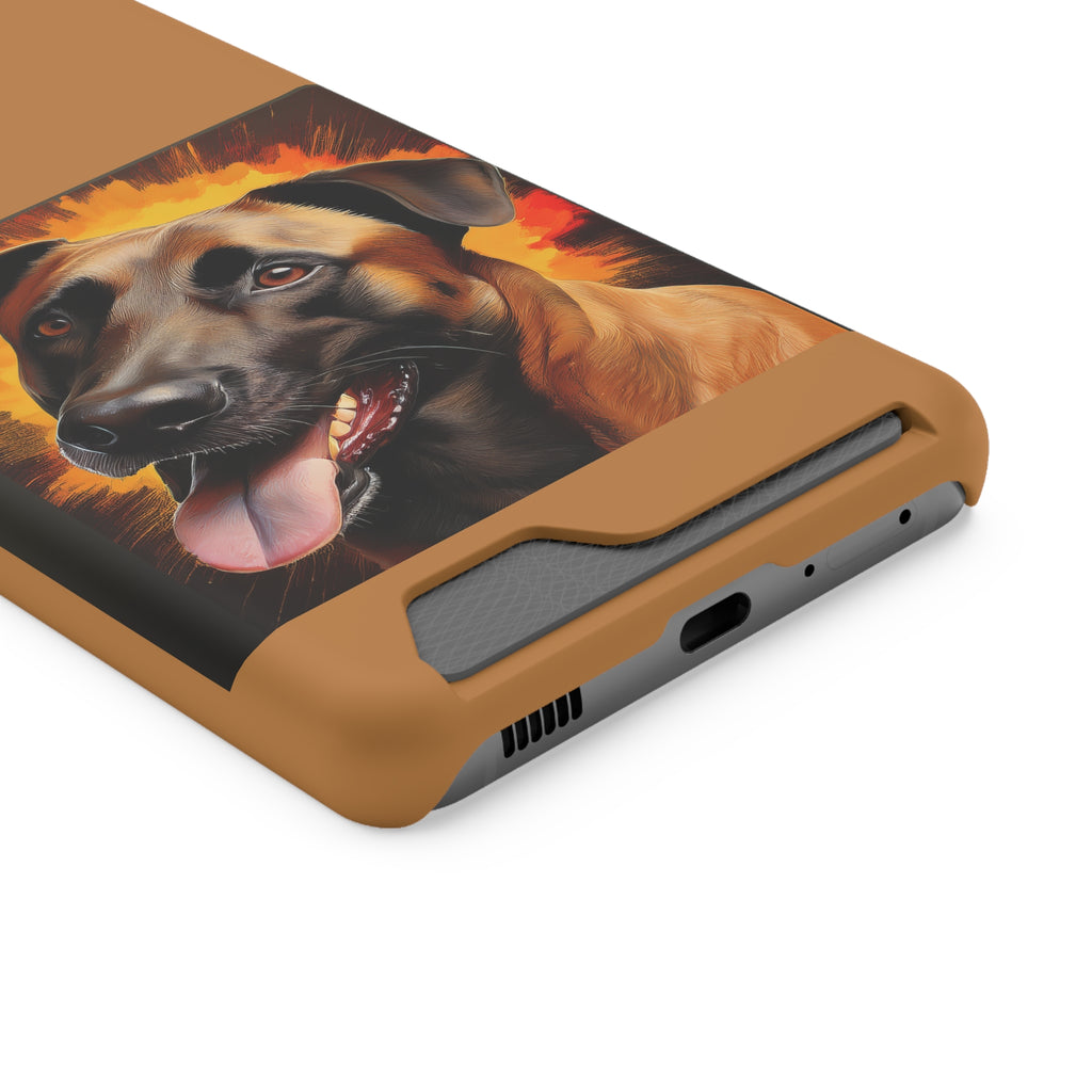 Belgian Malinois Shepherd Phone Case with Card Holder
