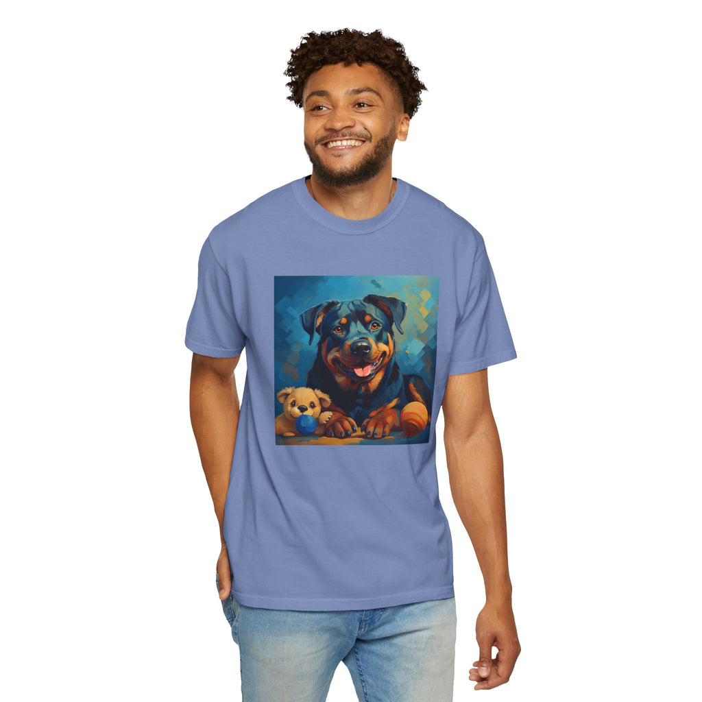 Rottweiler Unisex Garment-Dyed T-shirt