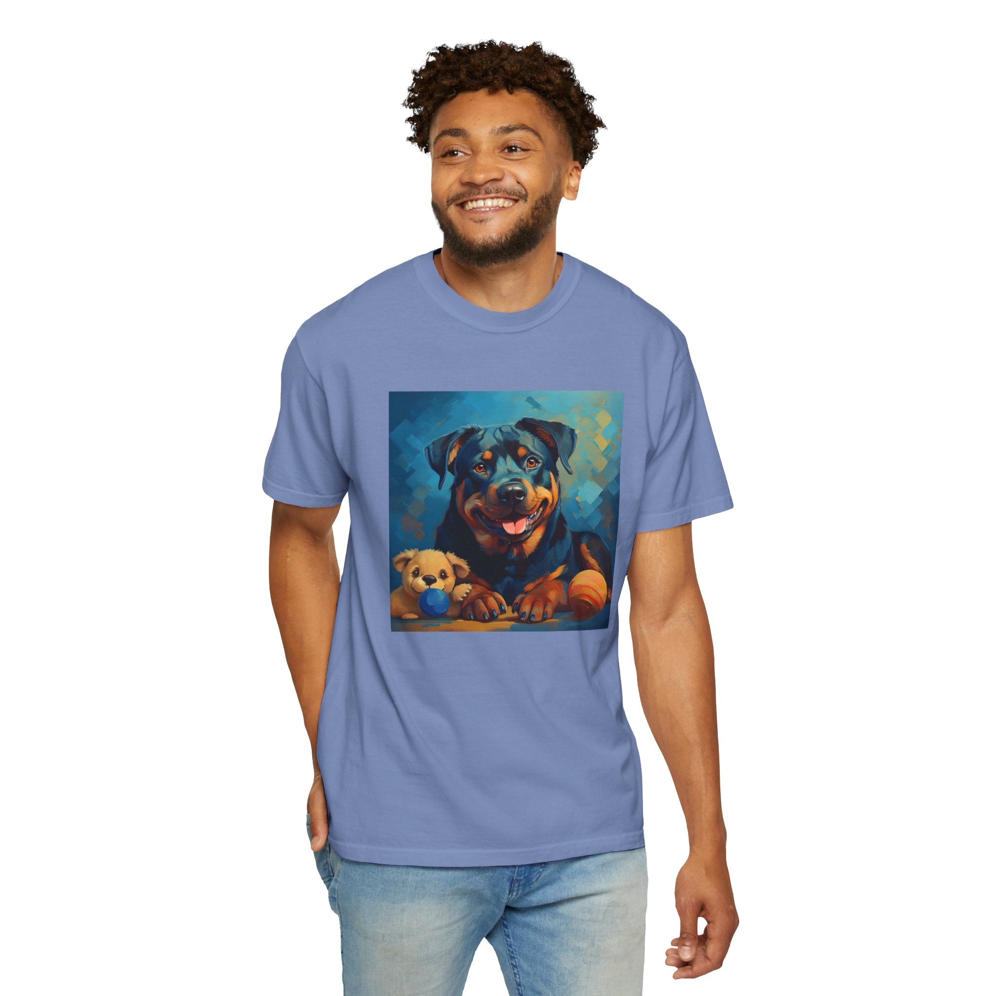 Rottweiler Unisex Garment-Dyed T-shirt