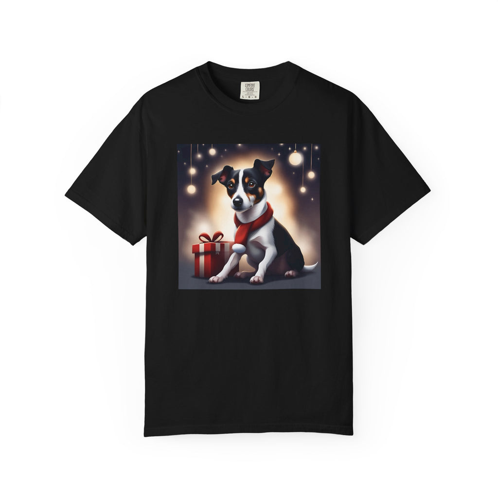 Jack Russel Holiday Unisex Garment-Dyed T-shirt
