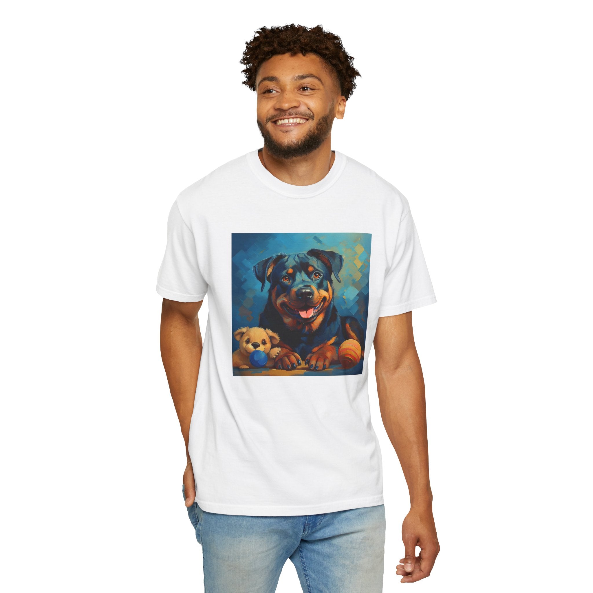 Rottweiler Unisex Garment-Dyed T-shirt