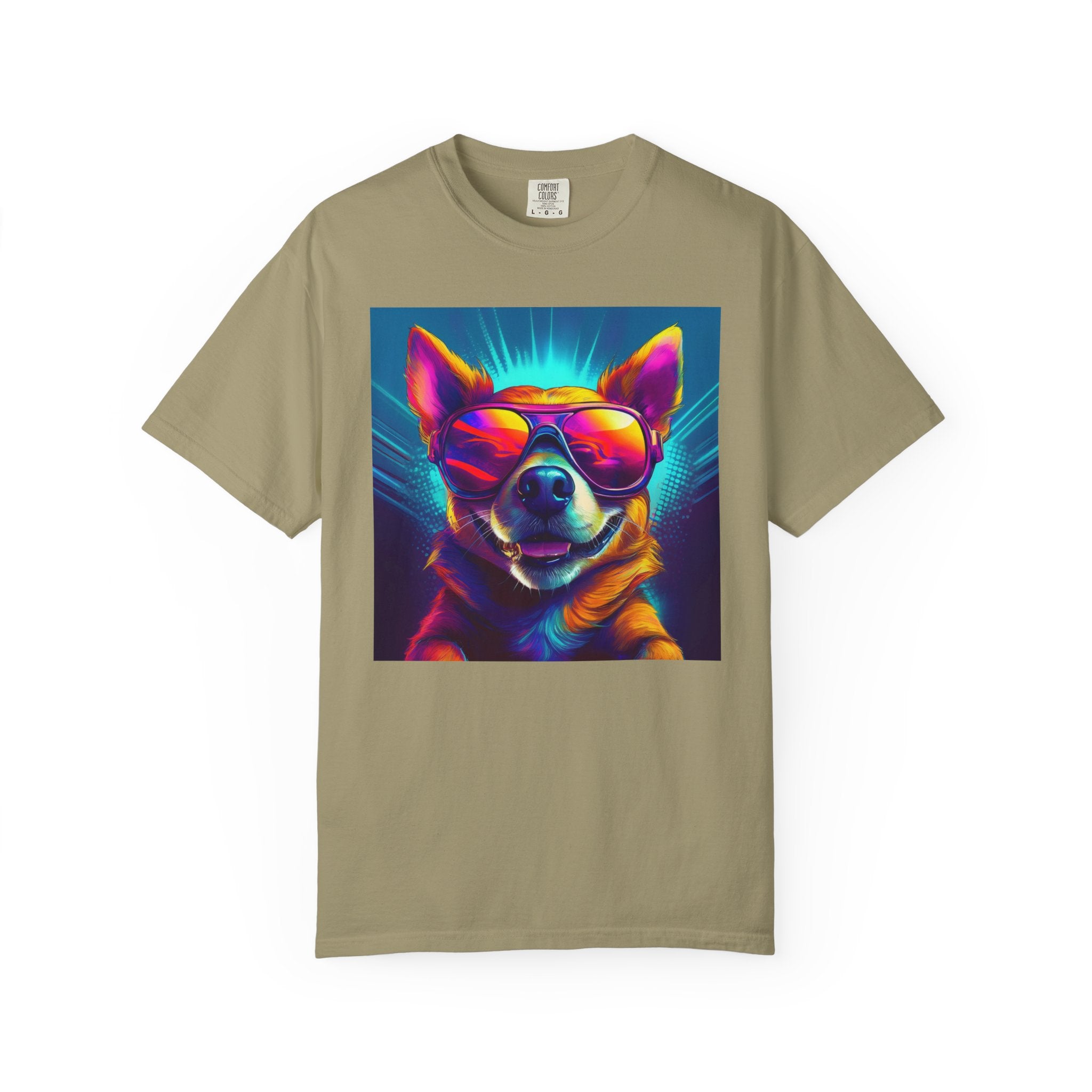 Chihuahua Cool Sunglasses Unisex Garment-Dyed T-shirt