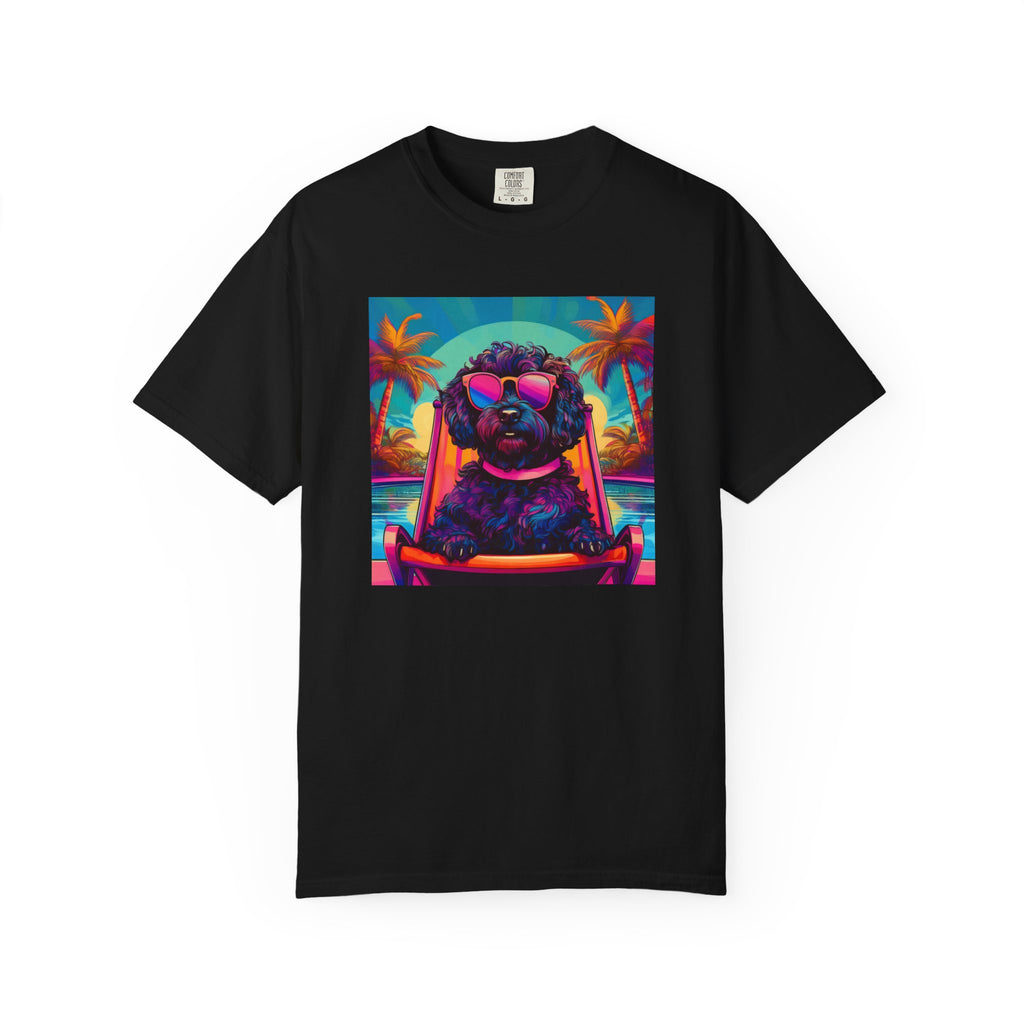 Doodle Poolside Unisex Garment-Dyed T-shirt
