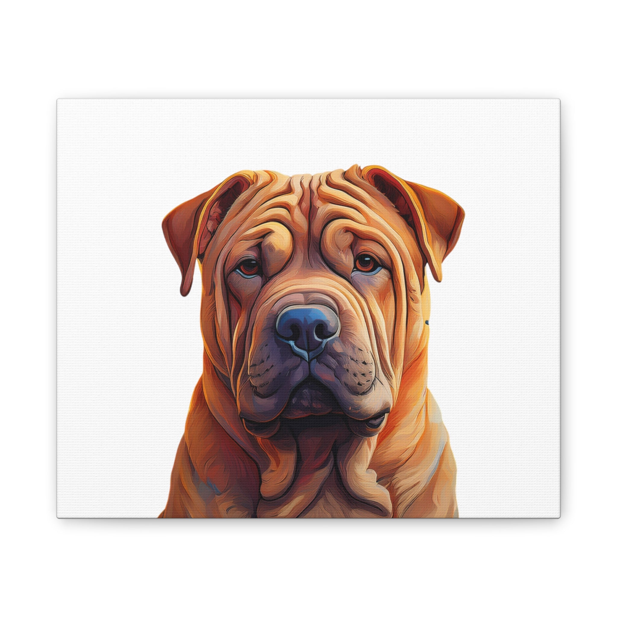 Shar Pei Stretched, 0.75"
