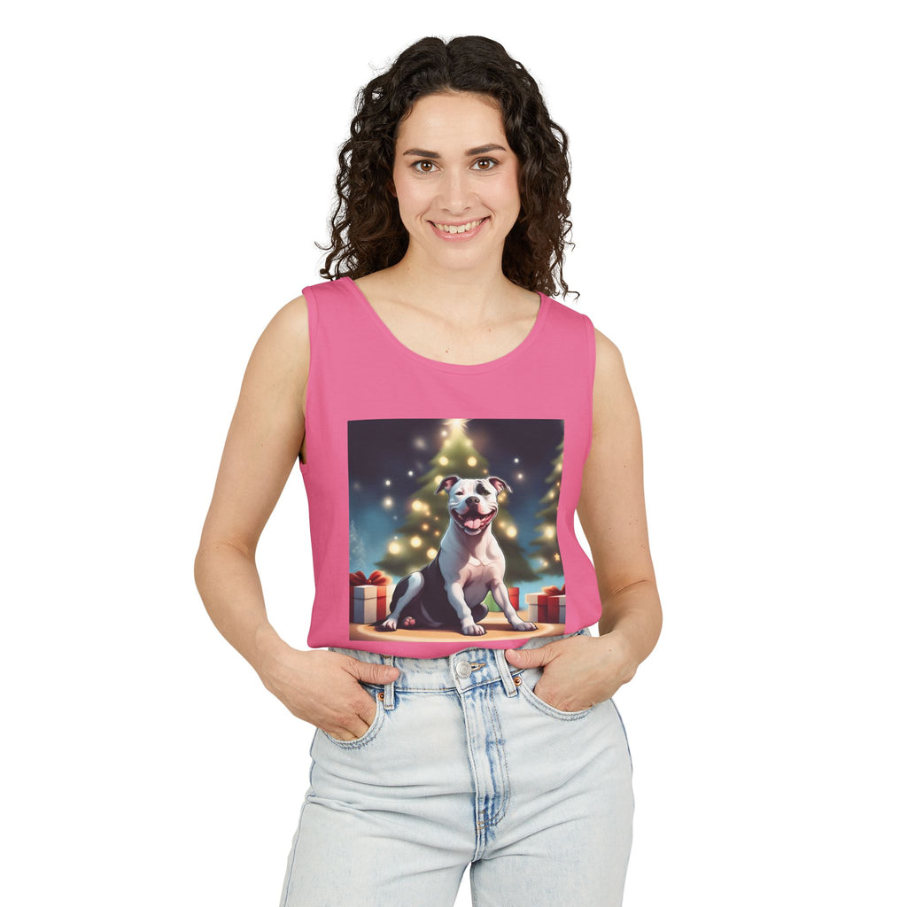 Pit Bull Holiday Unisex Tank Top