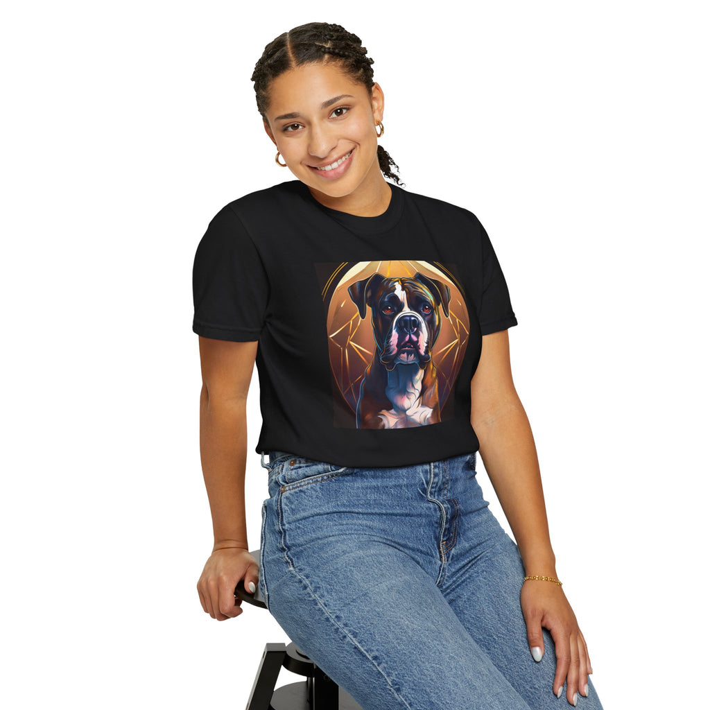 Brindle Gold Boxer Unisex Garment-Dyed T-shirt