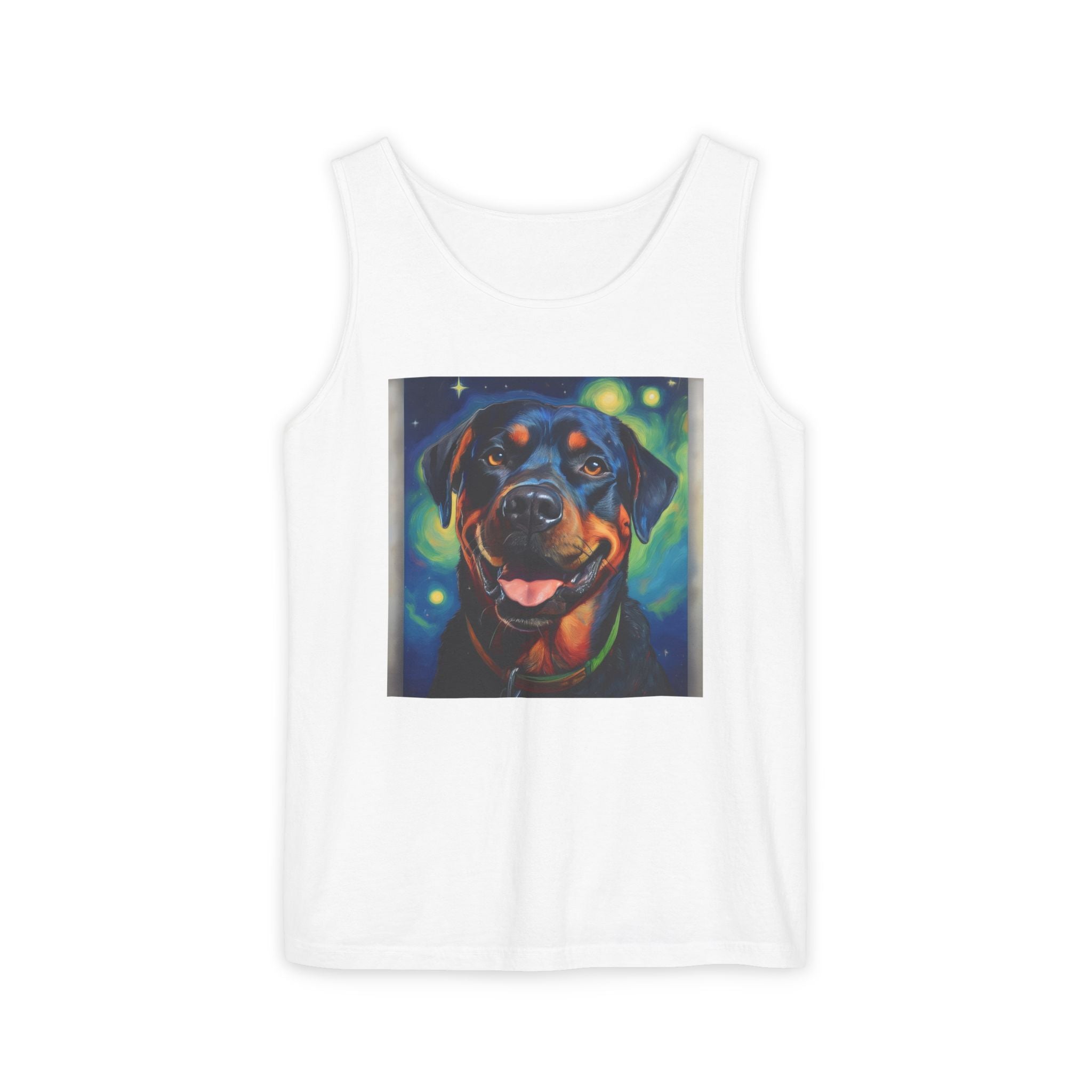 Rottweiler Stary Night Unisex Tank Top