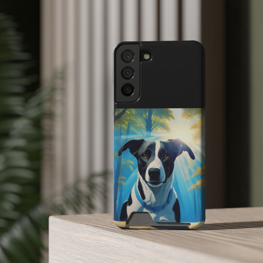 Coonhound Forest Phone Case with Card Holder