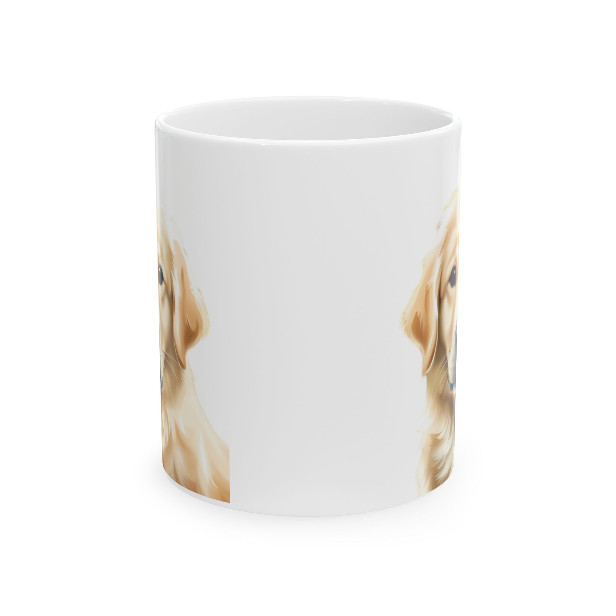 Golden Retriever Ceramic Mug, (11oz, 15oz)
