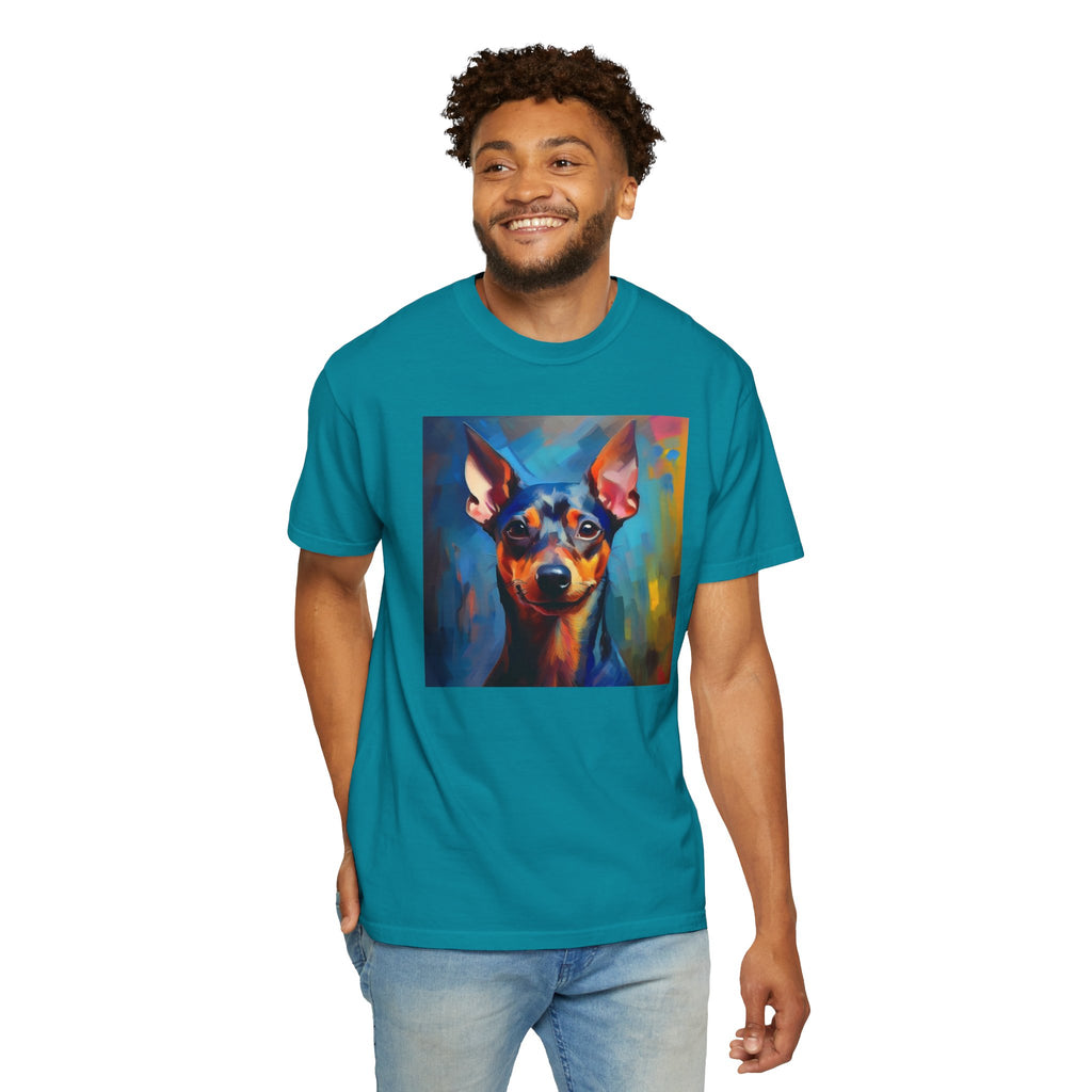 Miniature Pinscher Unisex Garment-Dyed T-shirt