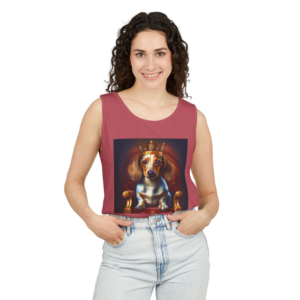 Dachshund Royal Unisex Tank Top