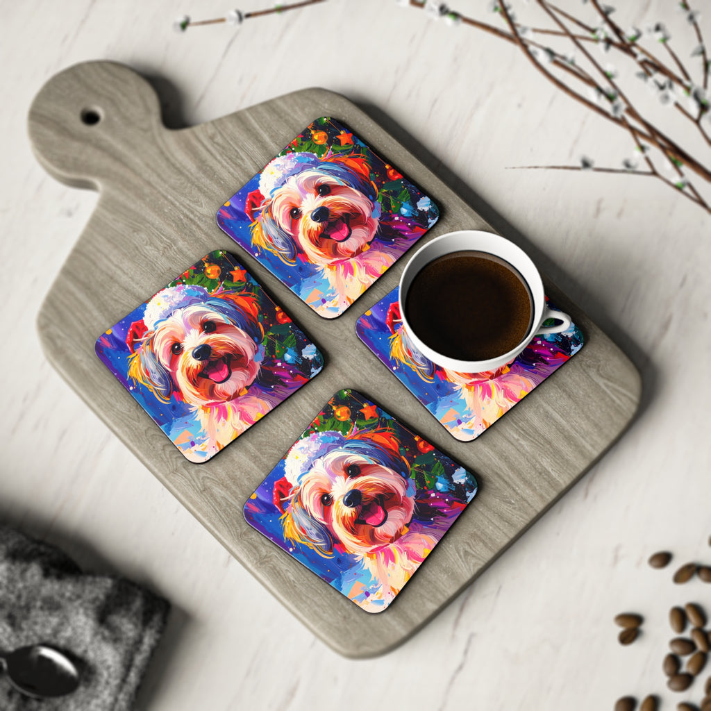 Yorkie Holiday II Coasters