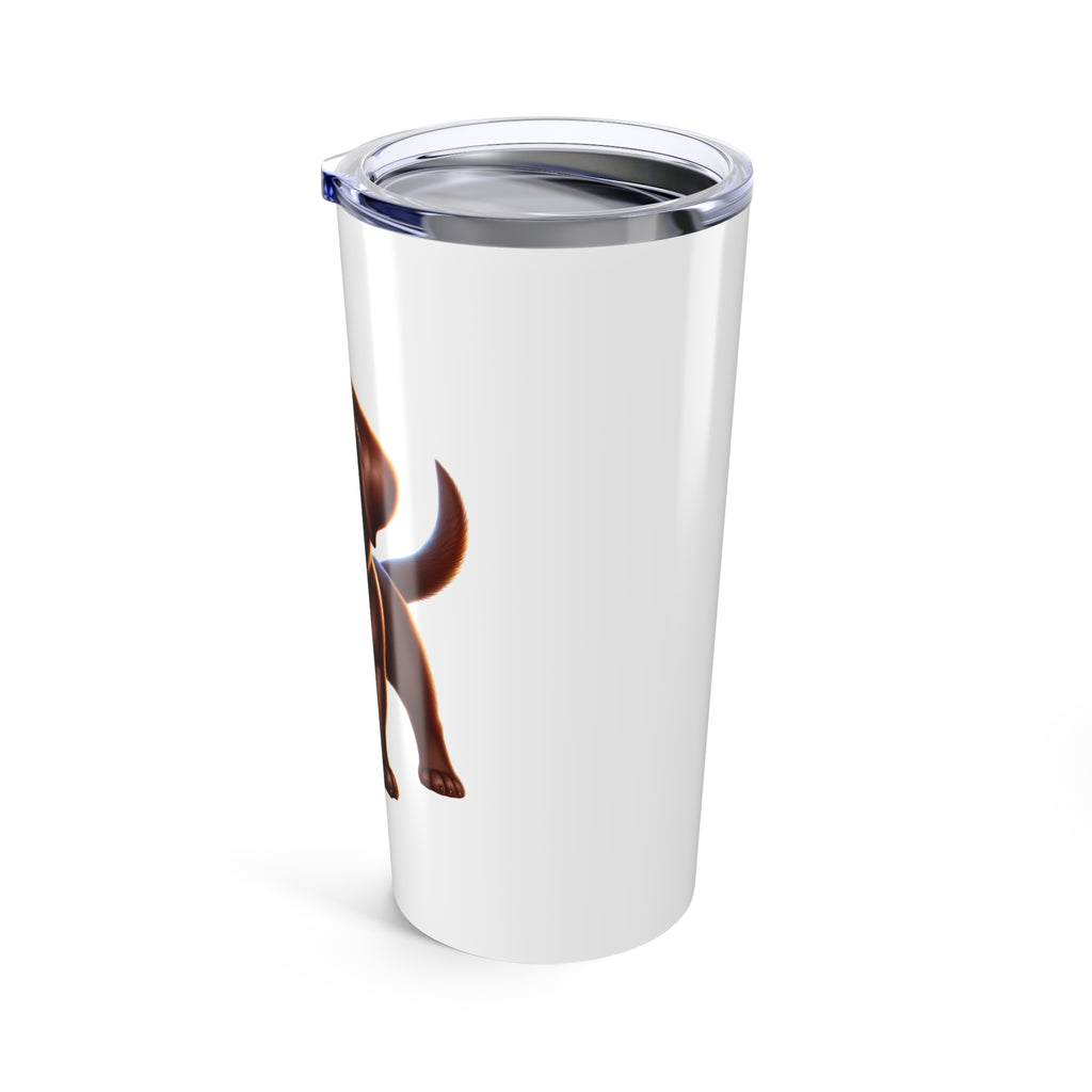 Chocolate Lab w/ Sunglasses Tumbler 20oz