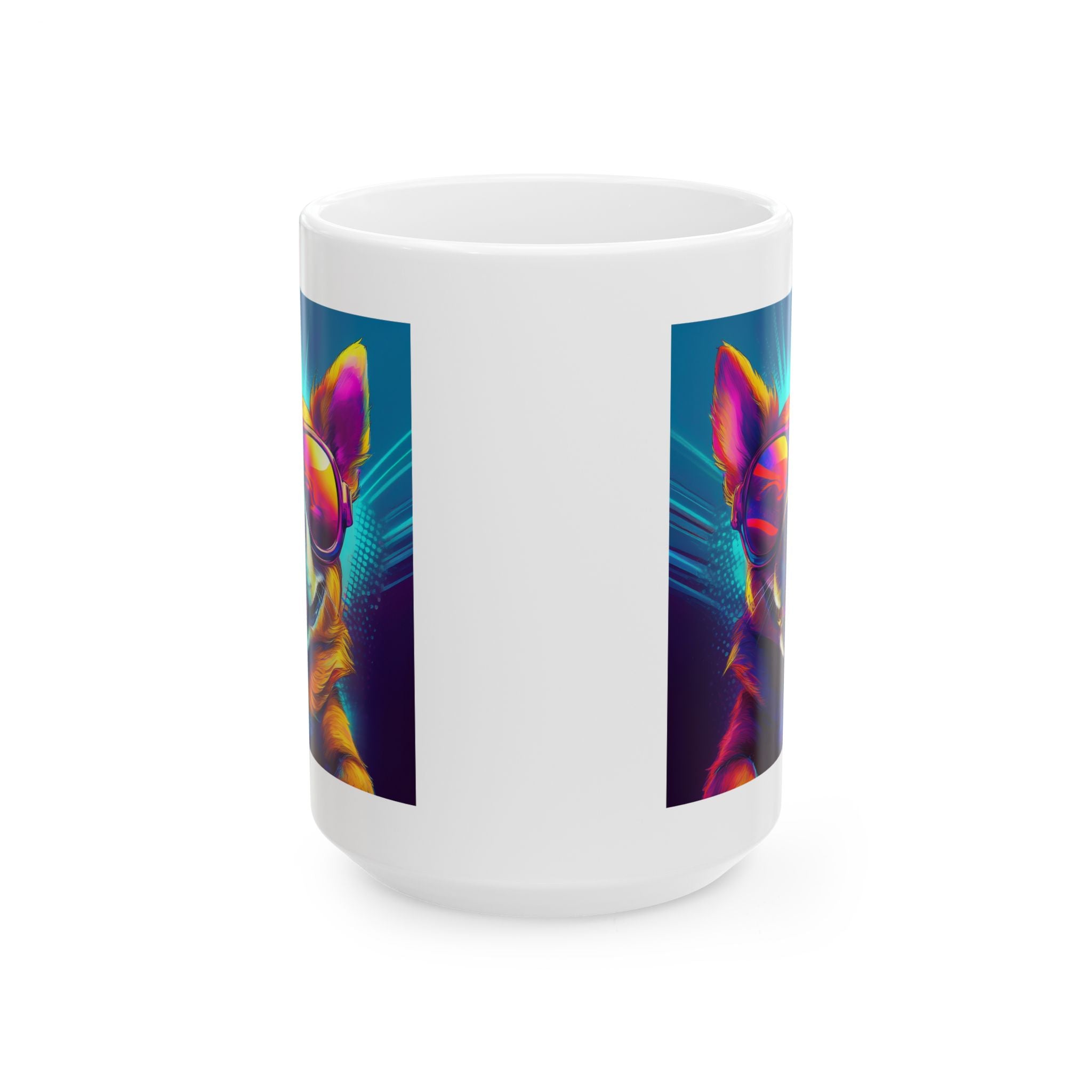 Chihuahua Cool Sunglasses Ceramic Mug, (11oz, 15oz)