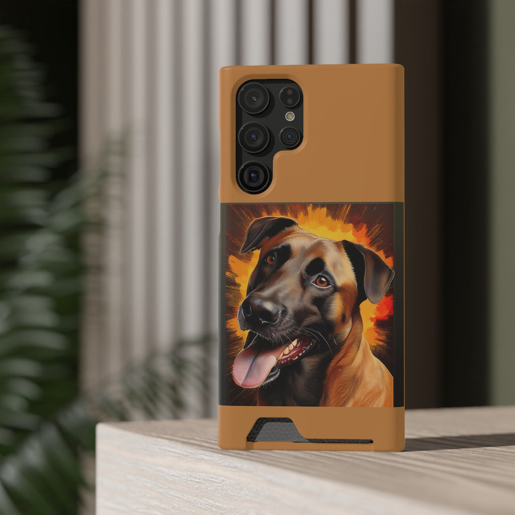 Belgian Malinois Shepherd Phone Case with Card Holder
