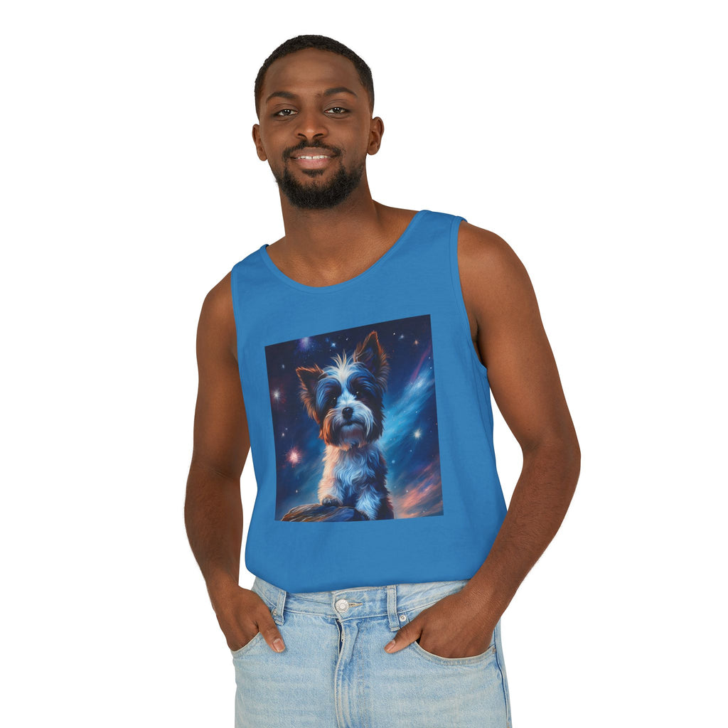 Biewer Terrier Stary Night Unisex Tank Top