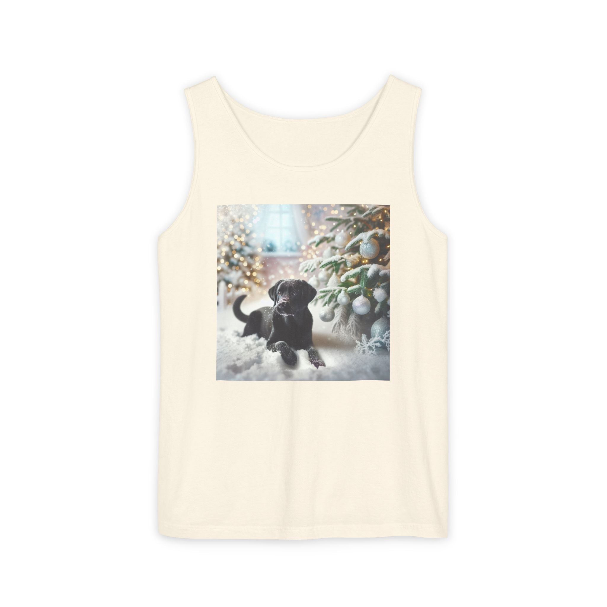 Black Lab Puppy Holiday Unisex Tank Top