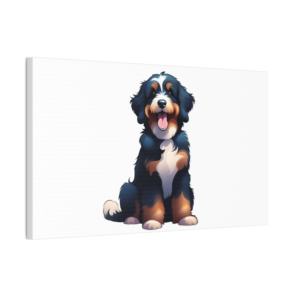Bernedoodle Canvas Stretched, 0.75"