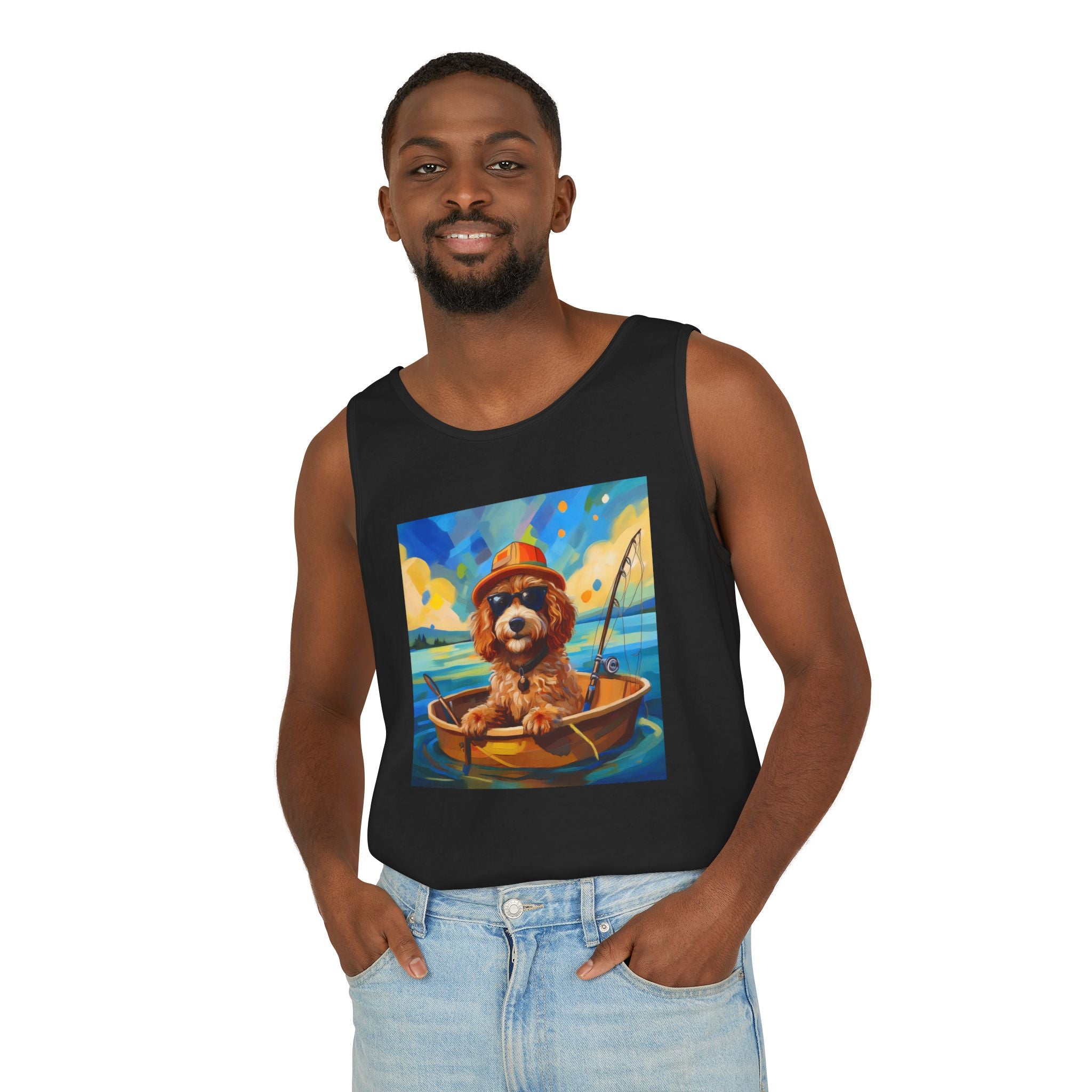 Doodle Fishing Tank Top