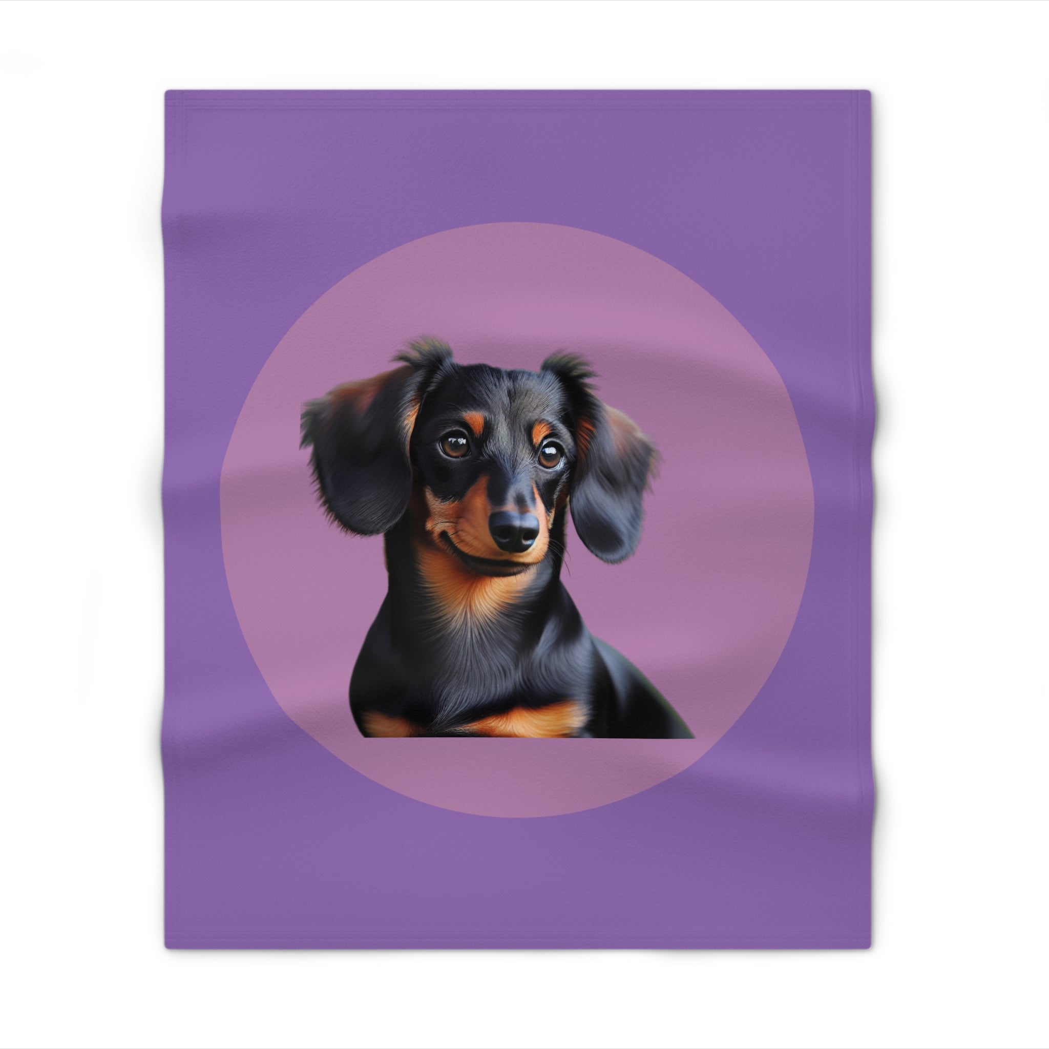 Black/Brown Dachshund Throw Blanket