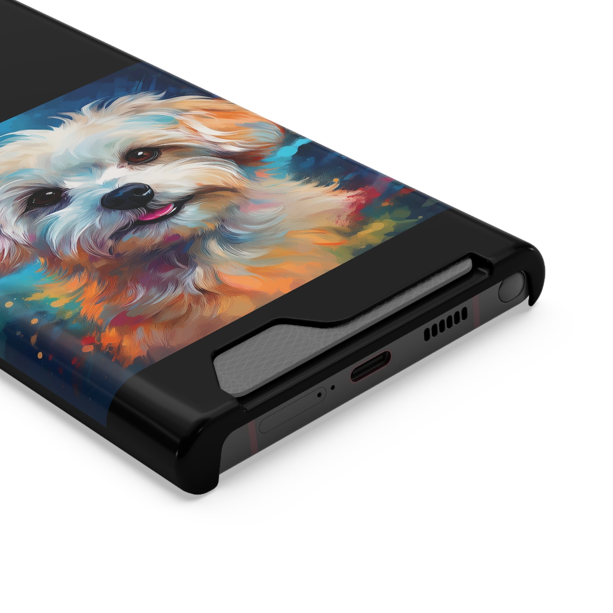 Maltese Phone Case with Card Holder