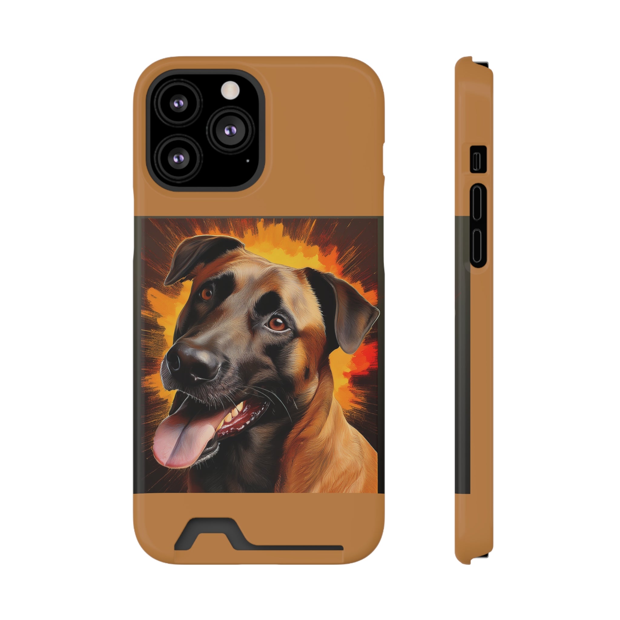 Belgian Malinois Shepherd Phone Case with Card Holder