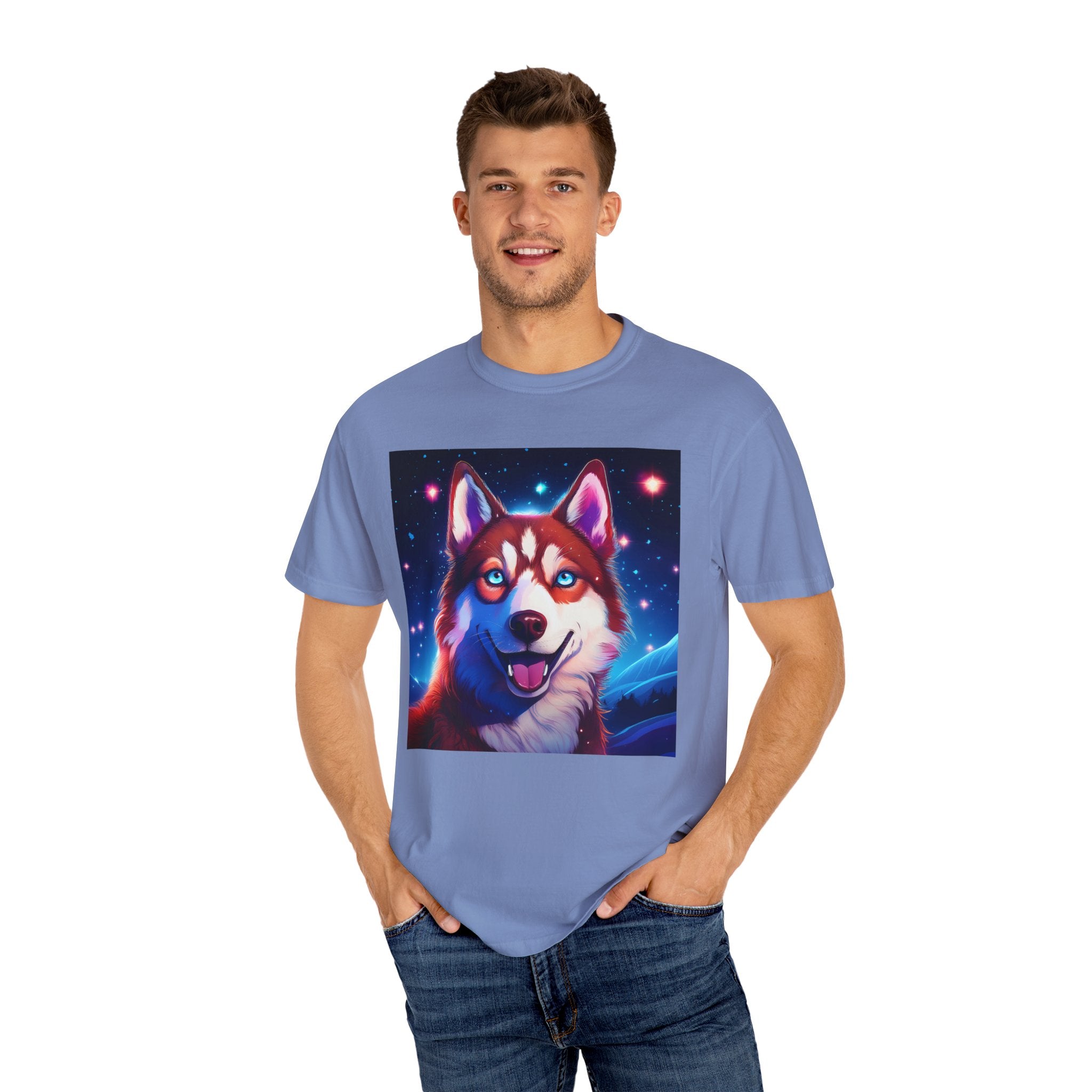 Eskimo Husky Unisex Garment-Dyed T-shirt