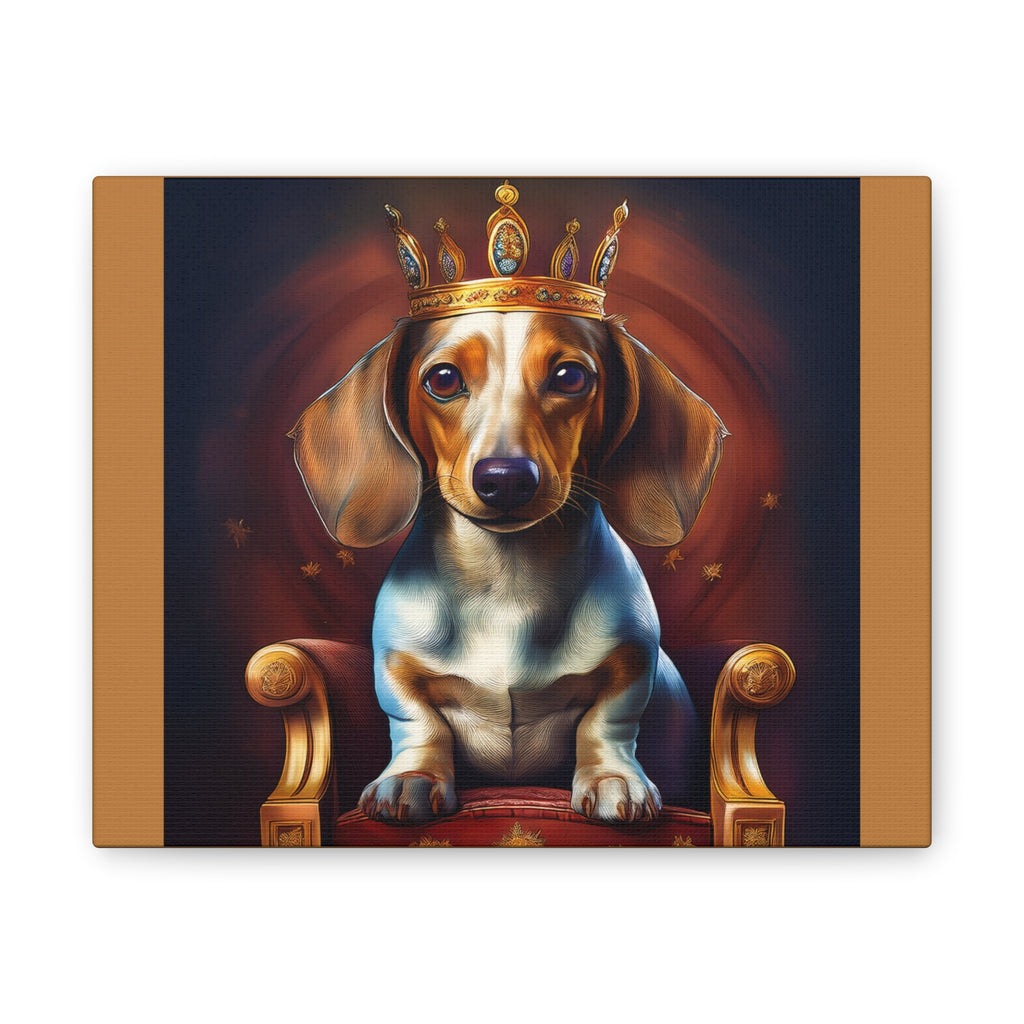 Dachshund Royal Canvas Painting