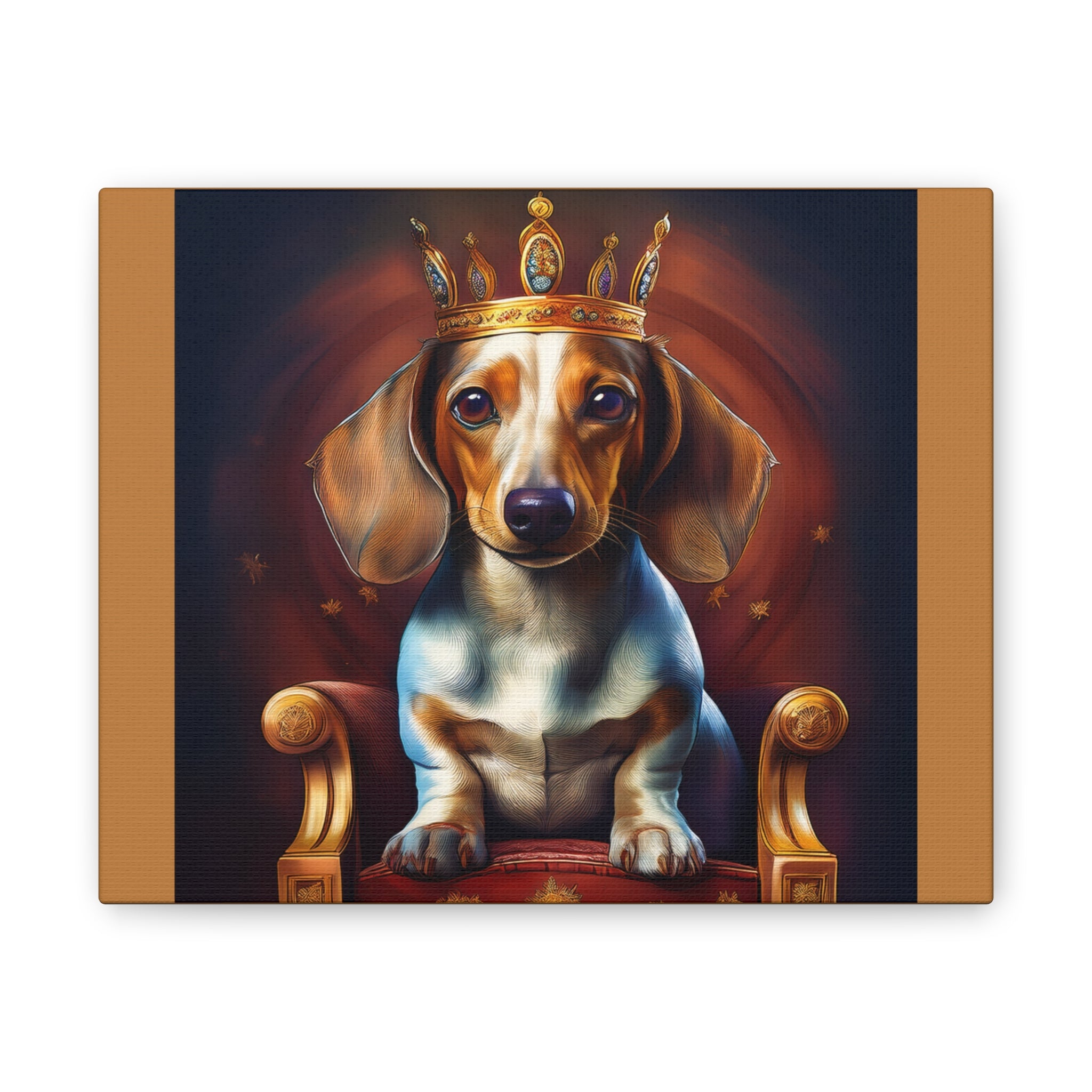 Dachshund Royal Canvas Painting