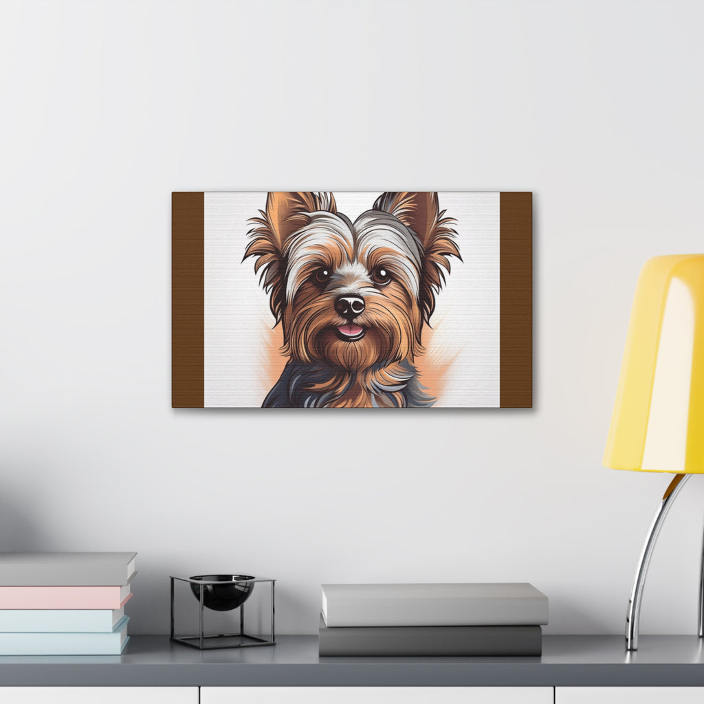 Yorkie Stretched, 0.75"