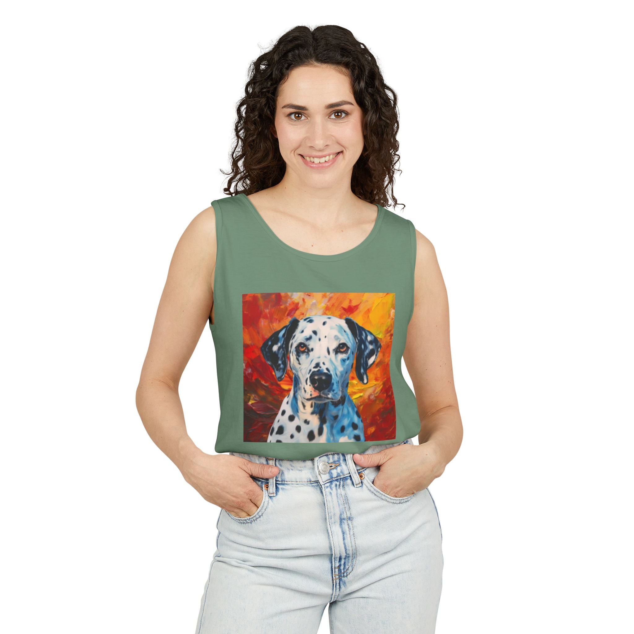 Dalmation Unisex Tank Top