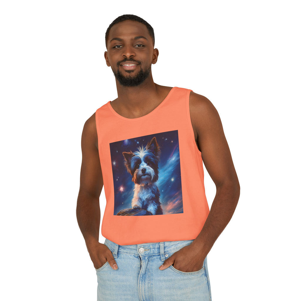 Biewer Terrier Stary Night Unisex Tank Top