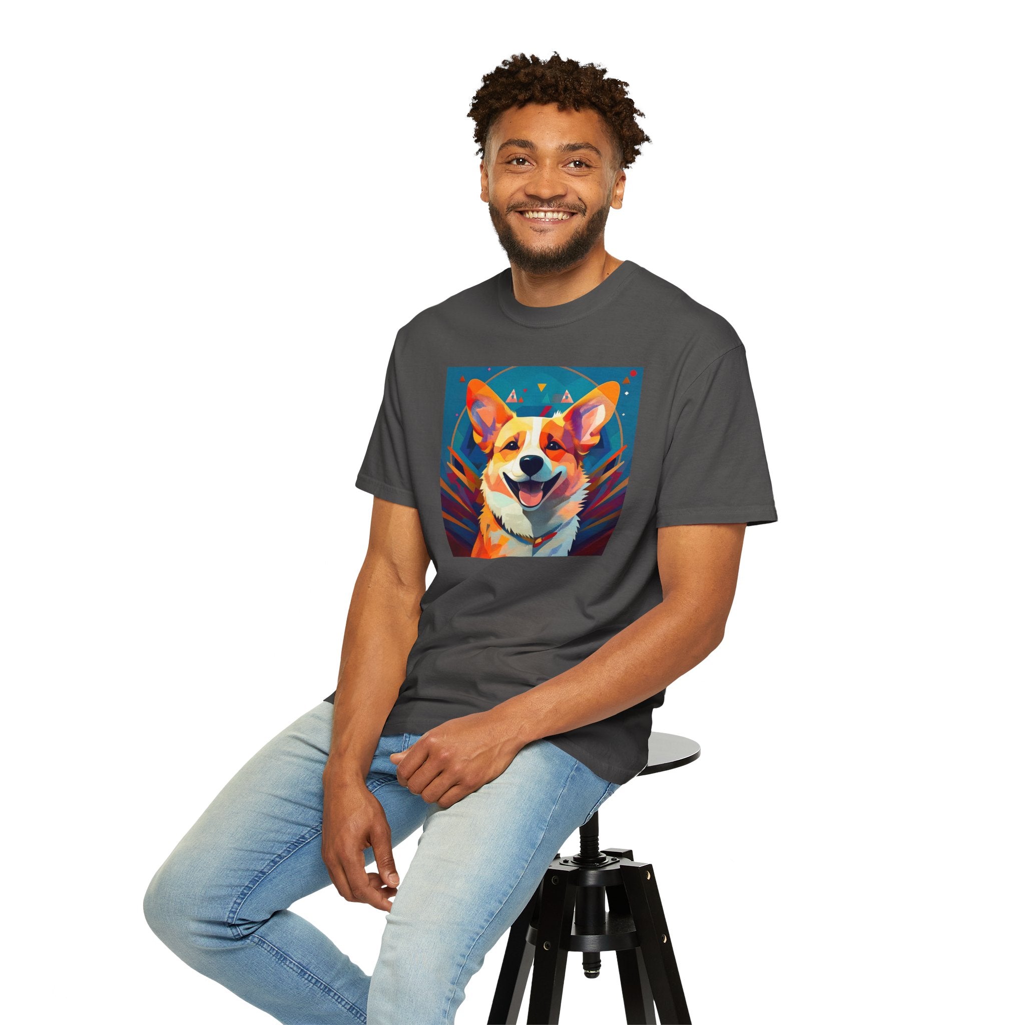 Corgi Unisex Garment-Dyed T-shirt
