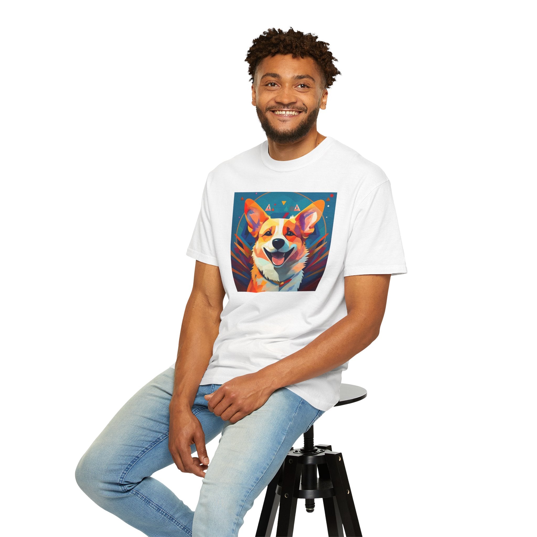 Corgi Unisex Garment-Dyed T-shirt