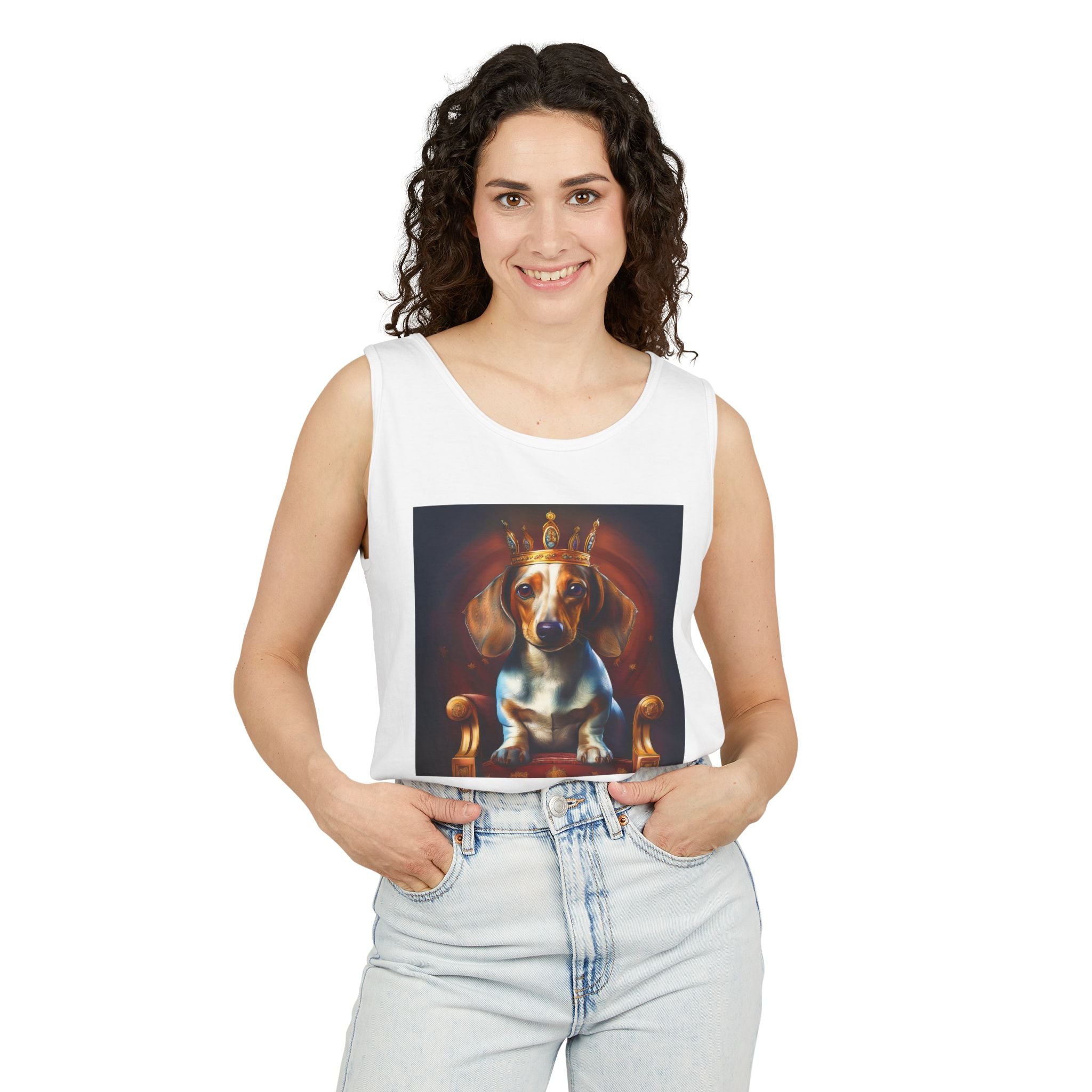 Dachshund Royal Unisex Tank Top