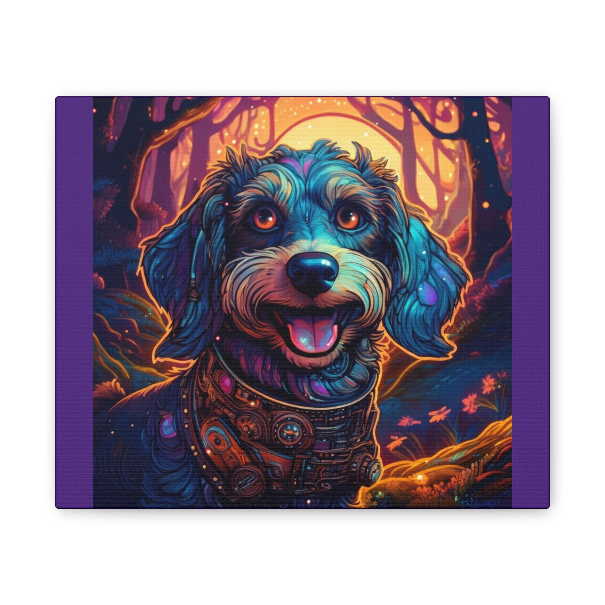 Steampunk Dachshund Stretched, 0.75"