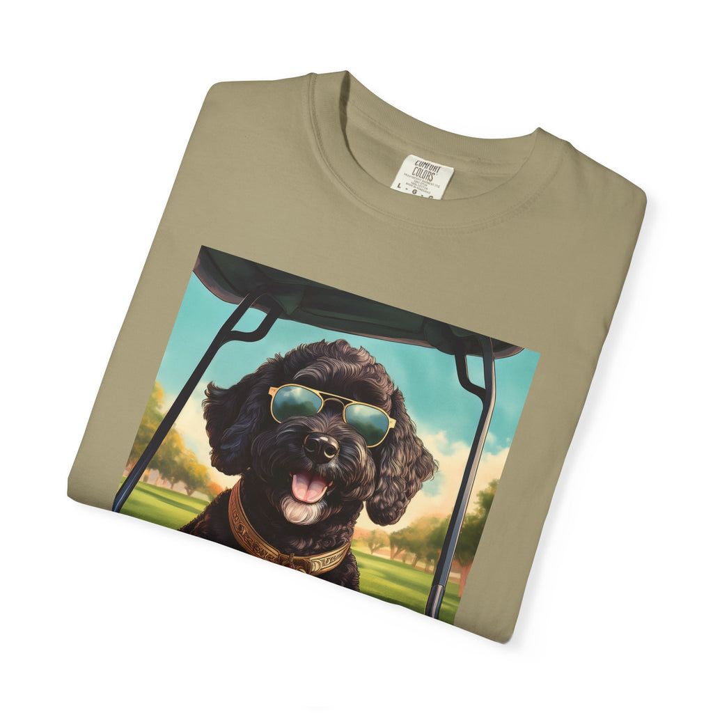 Doodle Golf Cart Unisex Garment-Dyed T-shirt