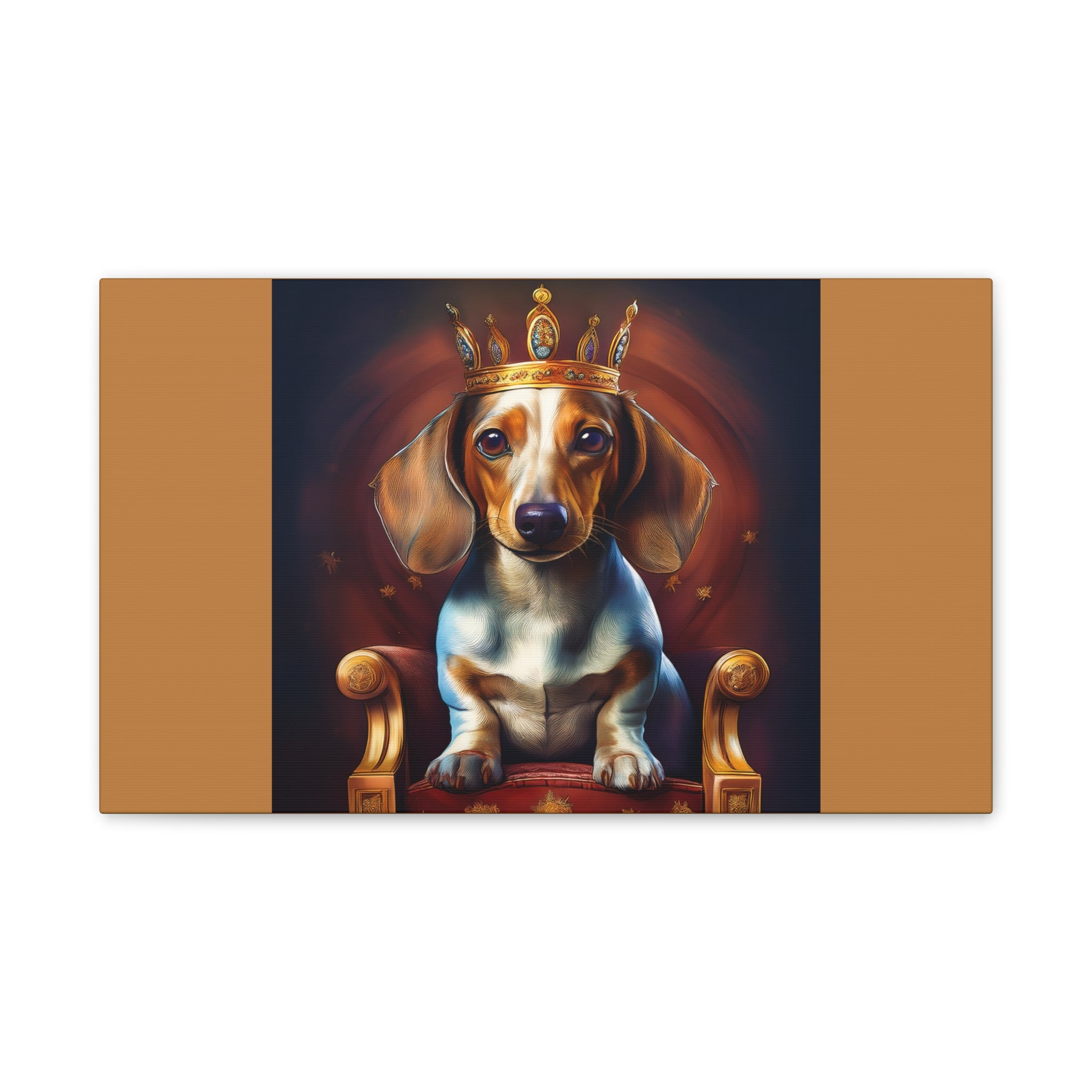 Dachshund Royal Canvas Painting