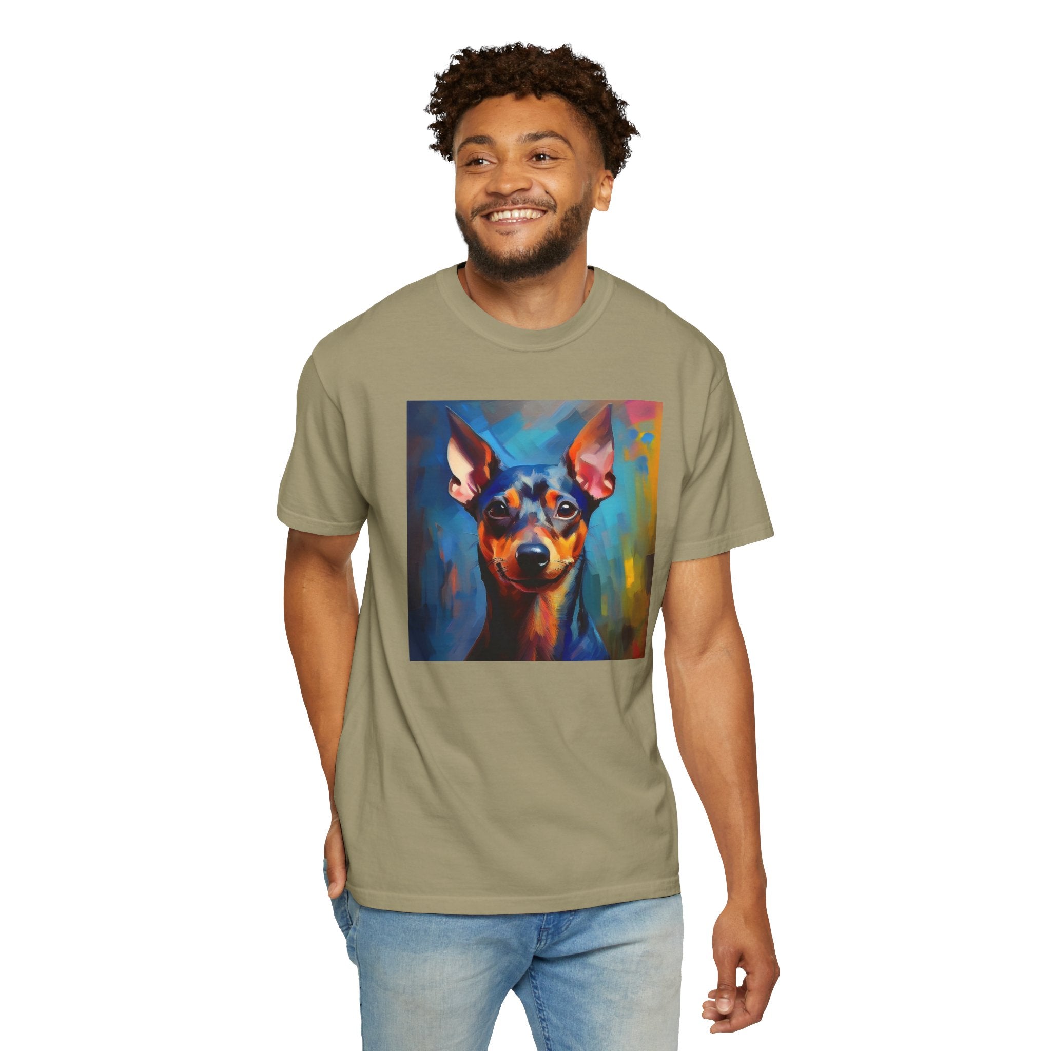 Miniature Pinscher Unisex Garment-Dyed T-shirt