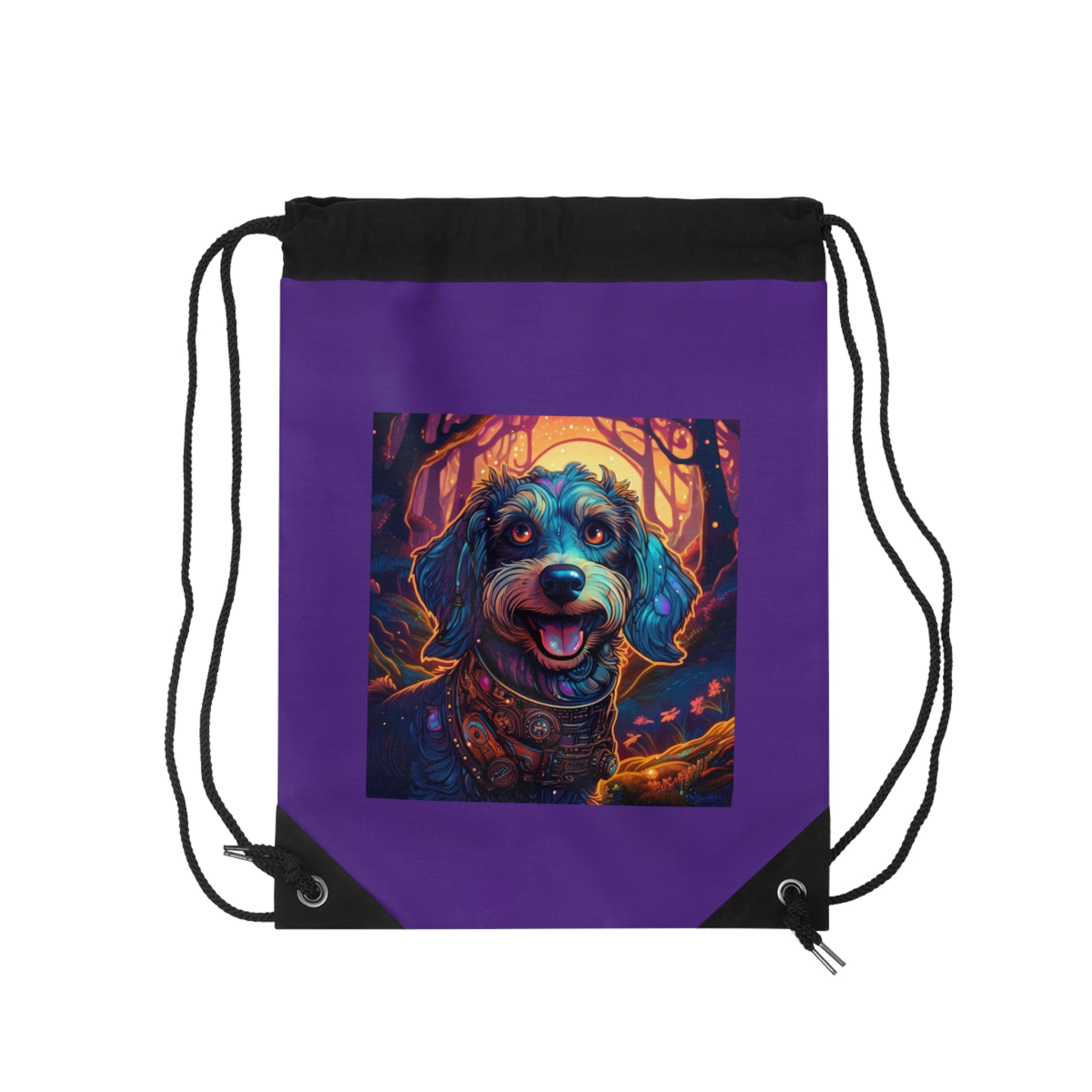 Dachshund Steampunk Drawstring Bag