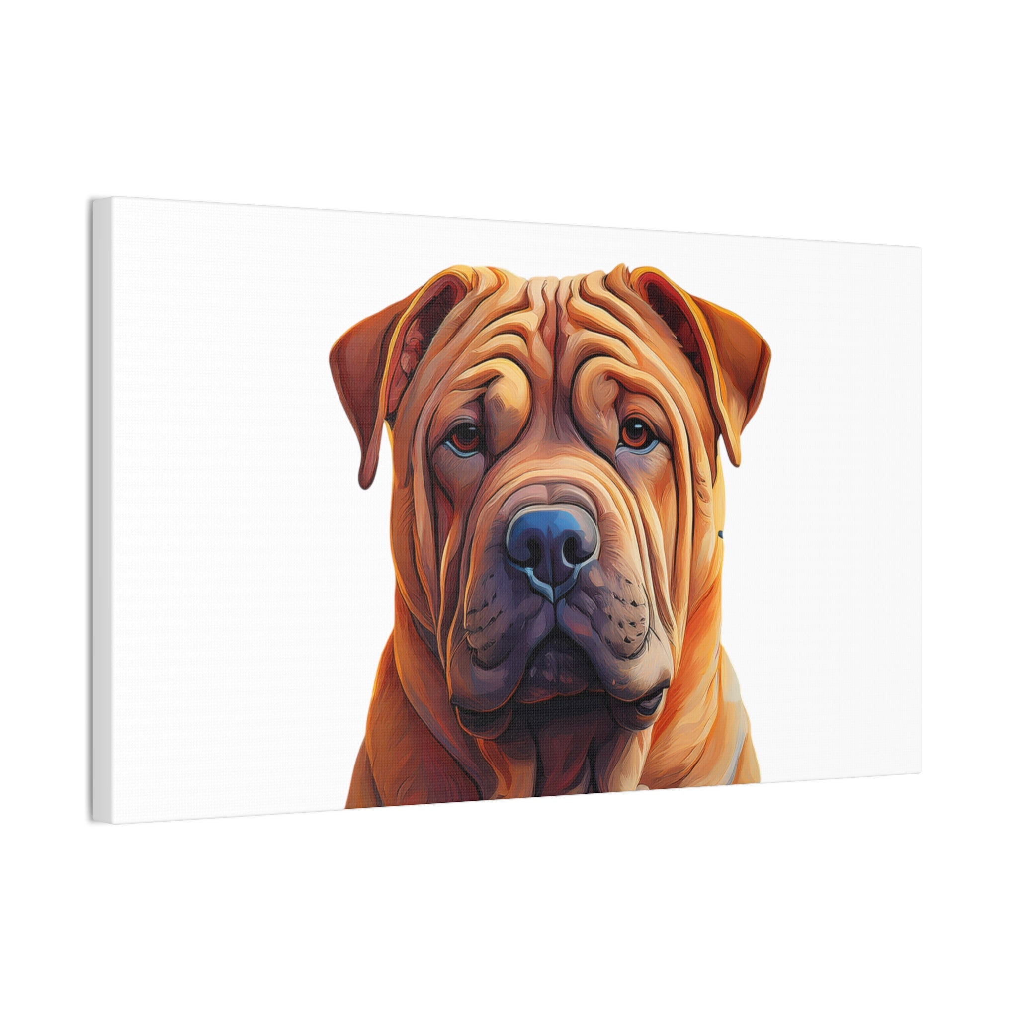 Shar Pei Stretched, 0.75"