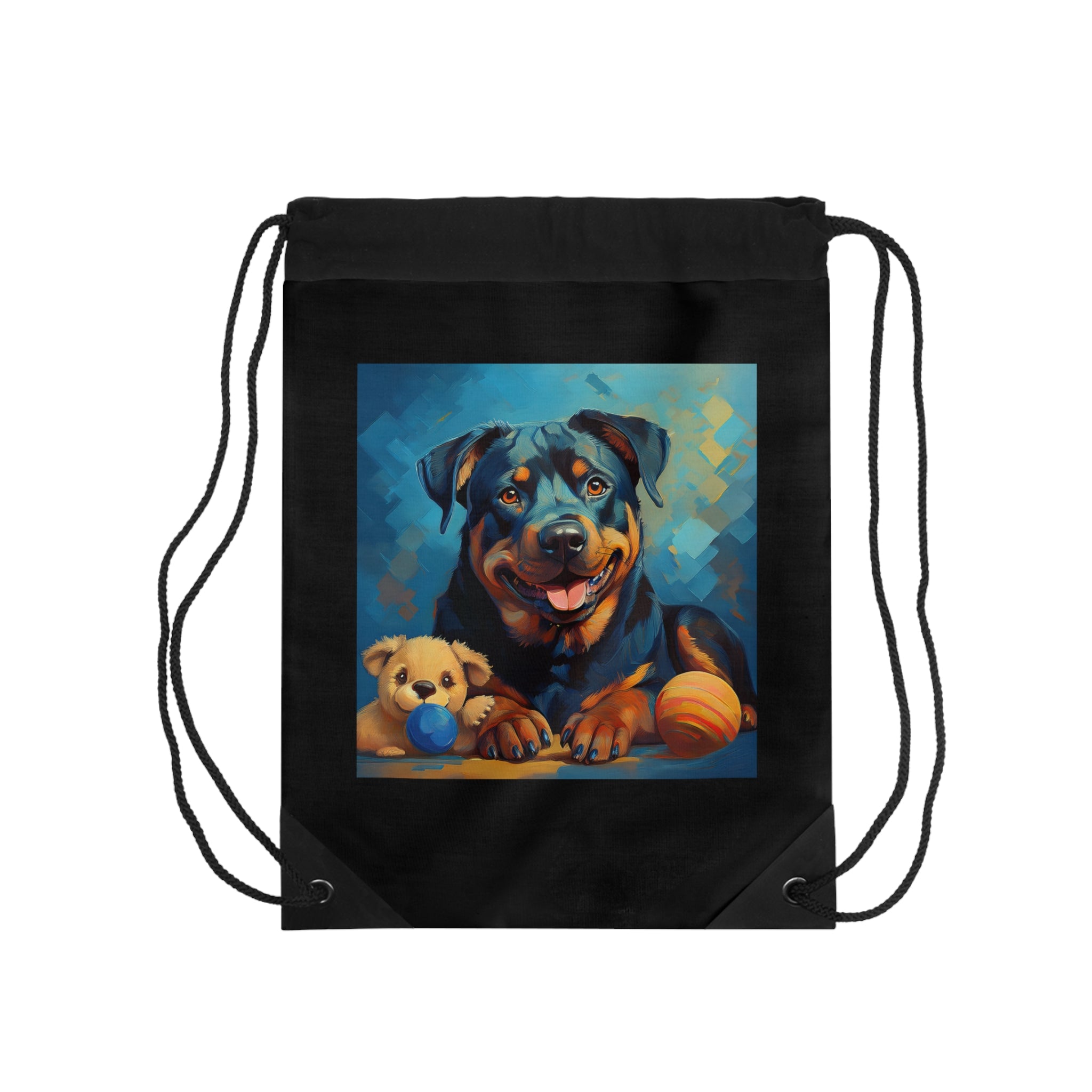 Rottweiler Drawstring Bag